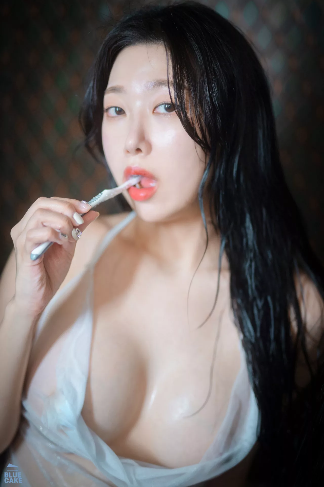 Shaany【BLUECAKE 南韩 丽人 全集修正 写真 Wet 蓝色蛋糕】