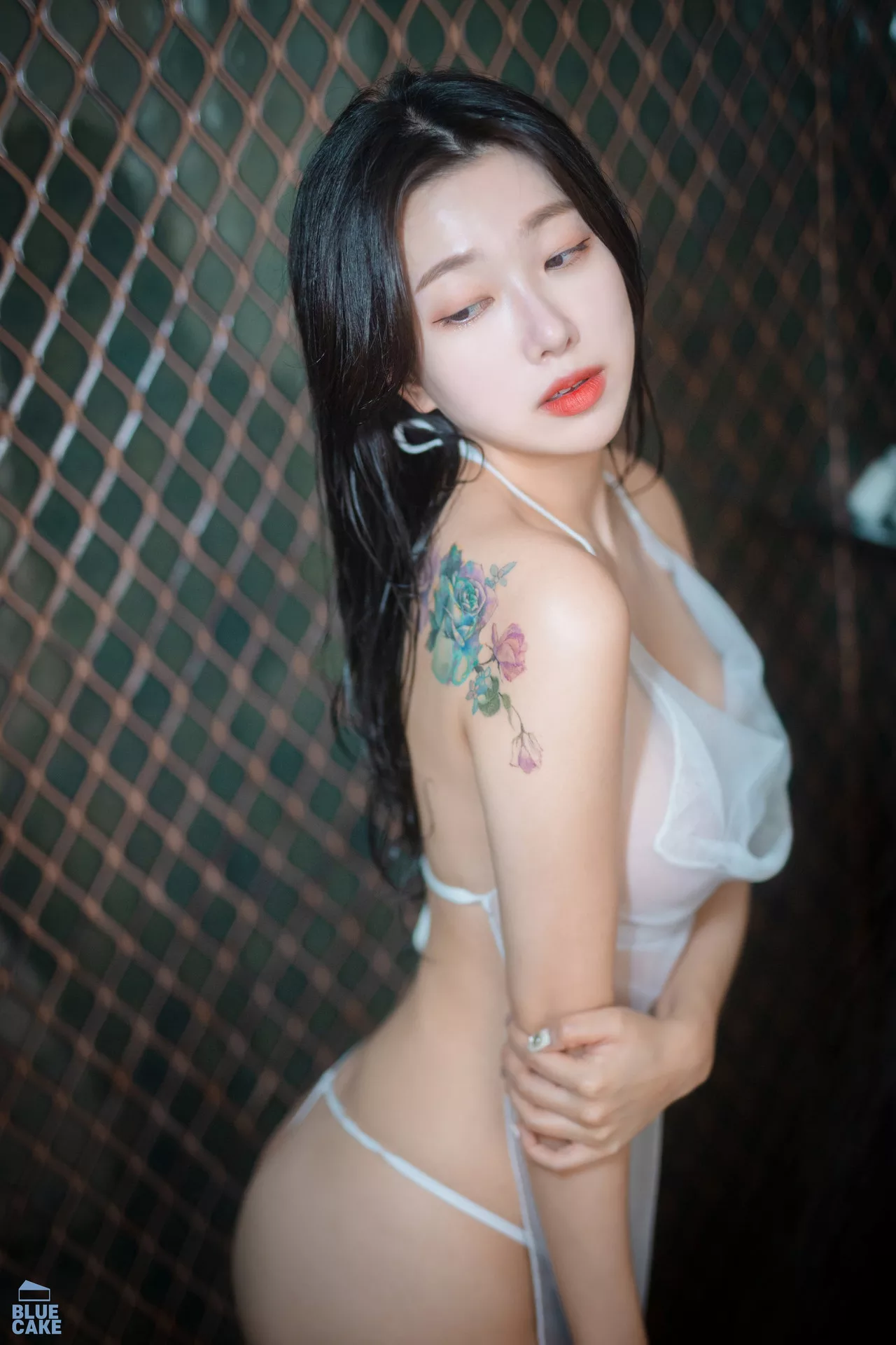 Shaany【BLUECAKE 南韩 丽人 全集修正 写真 Wet 蓝色蛋糕】