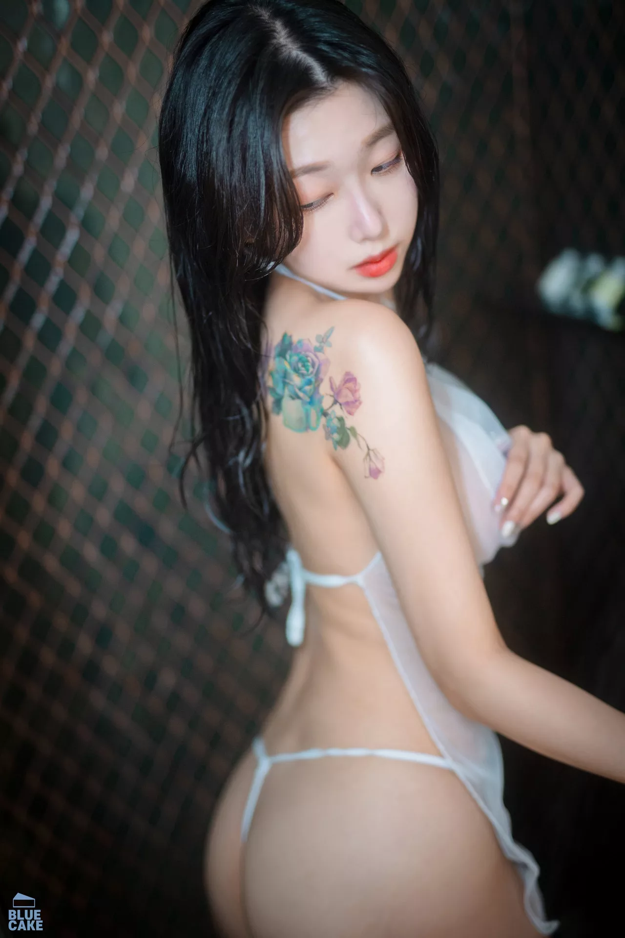 Shaany【BLUECAKE 南韩 丽人 全集修正 写真 Wet 蓝色蛋糕】