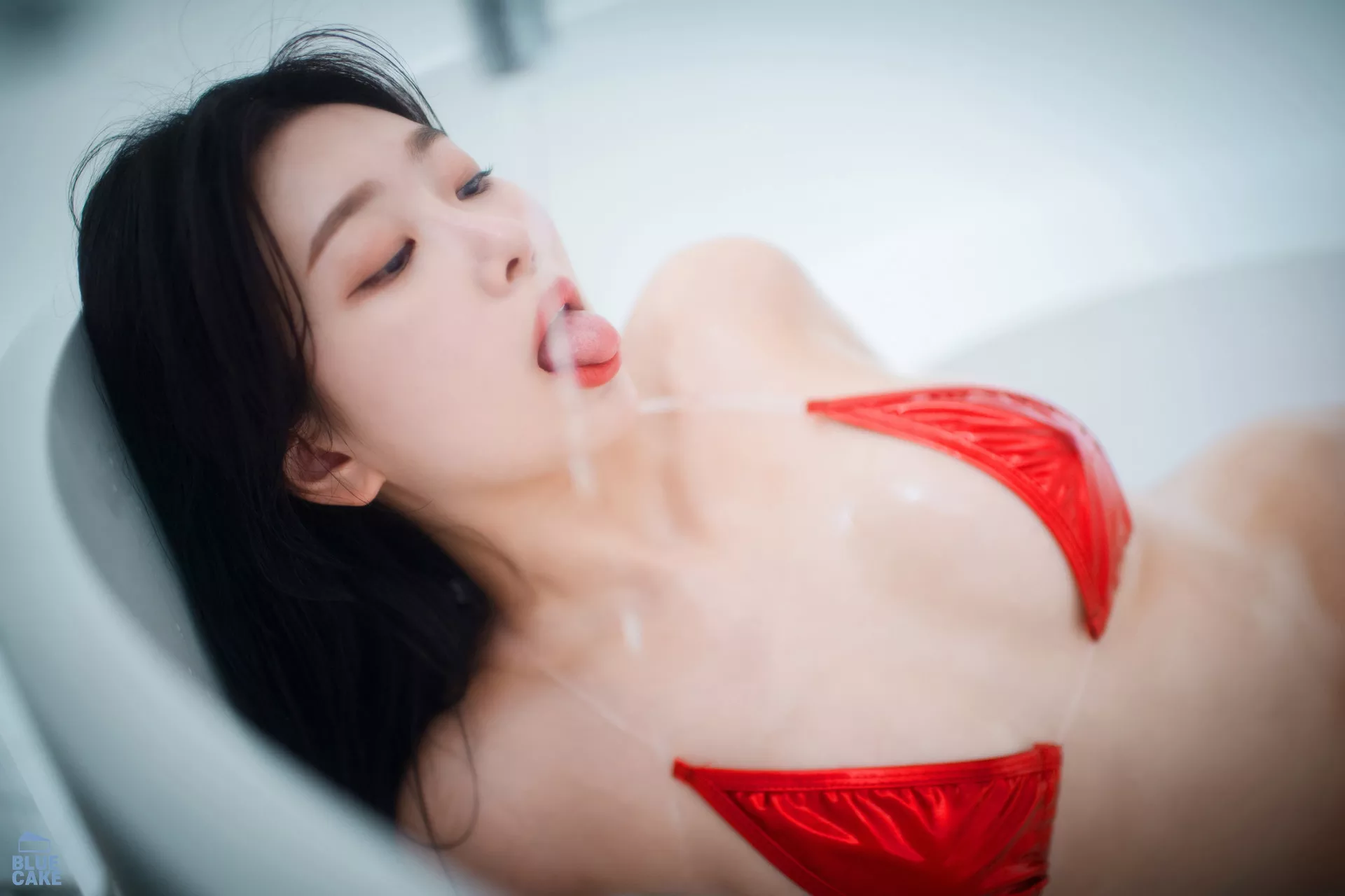 Shaany【BLUECAKE 南韩 丽人 全集修正 写真 Wet 蓝色蛋糕】