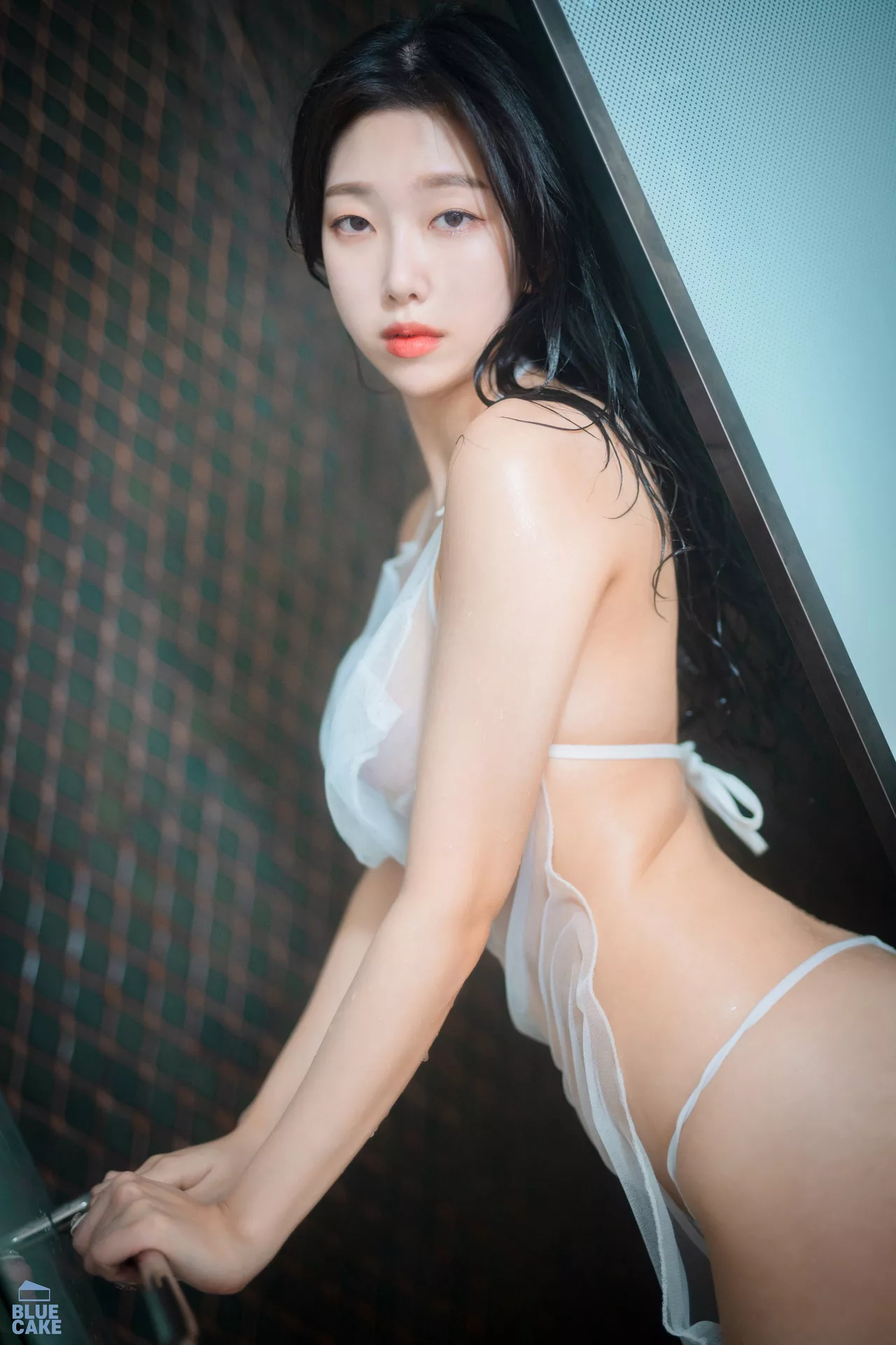 Shaany【BLUECAKE 南韩 丽人 全集修正 写真 Wet 蓝色蛋糕】