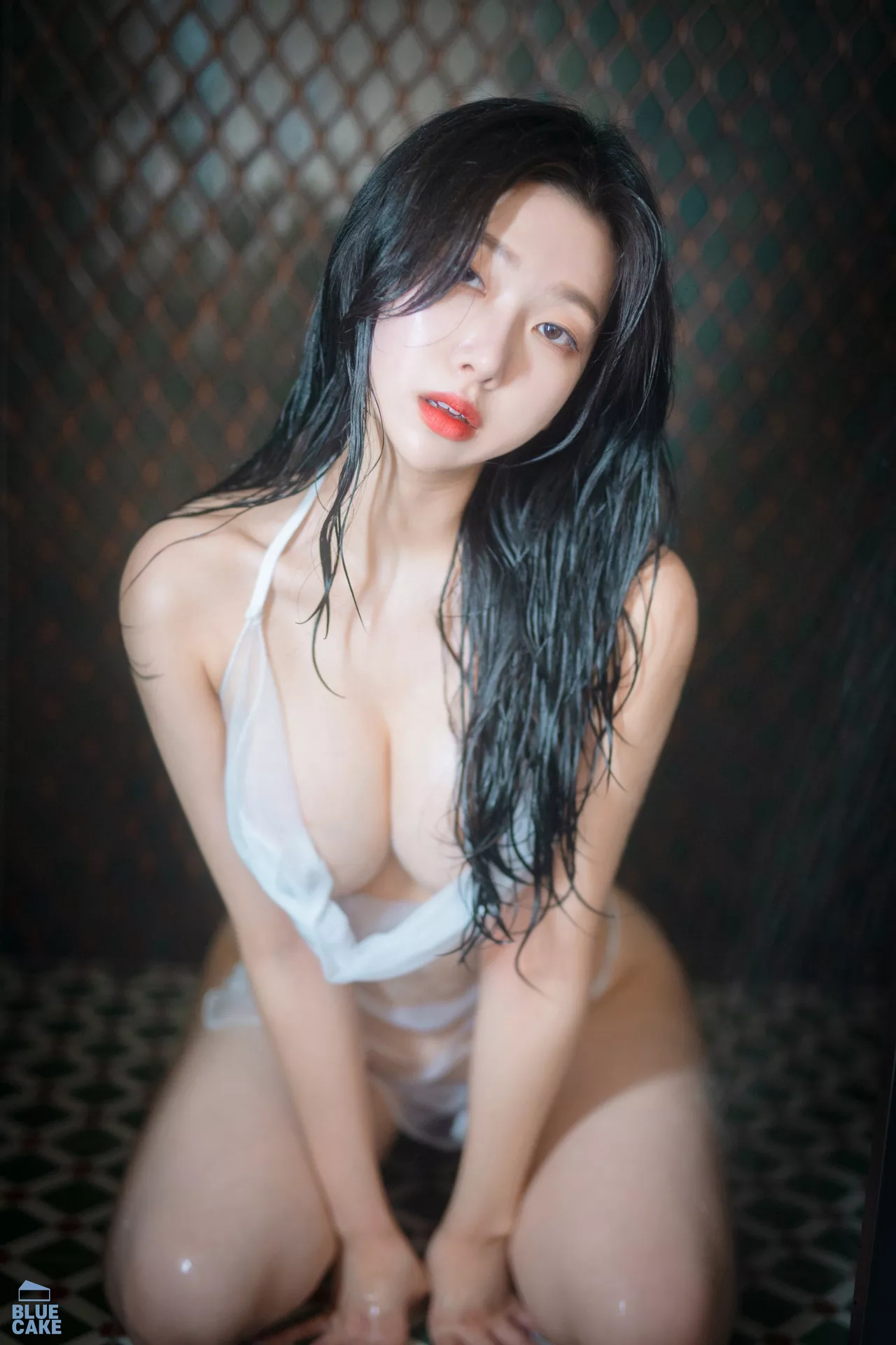 Shaany【BLUECAKE 南韩 丽人 全集修正 写真 Wet 蓝色蛋糕】