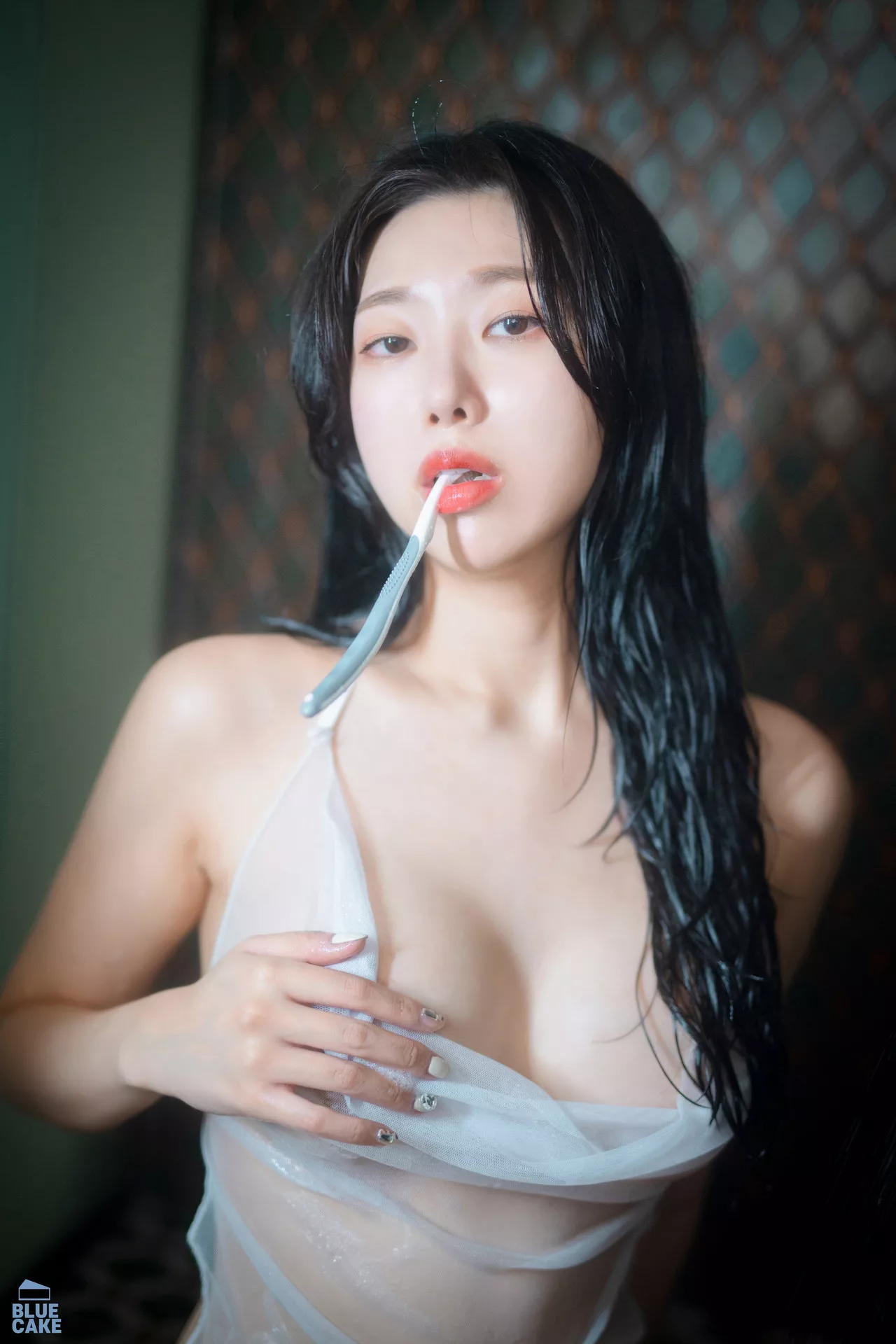 Shaany【BLUECAKE 南韩 丽人 全集修正 写真 Wet 蓝色蛋糕】