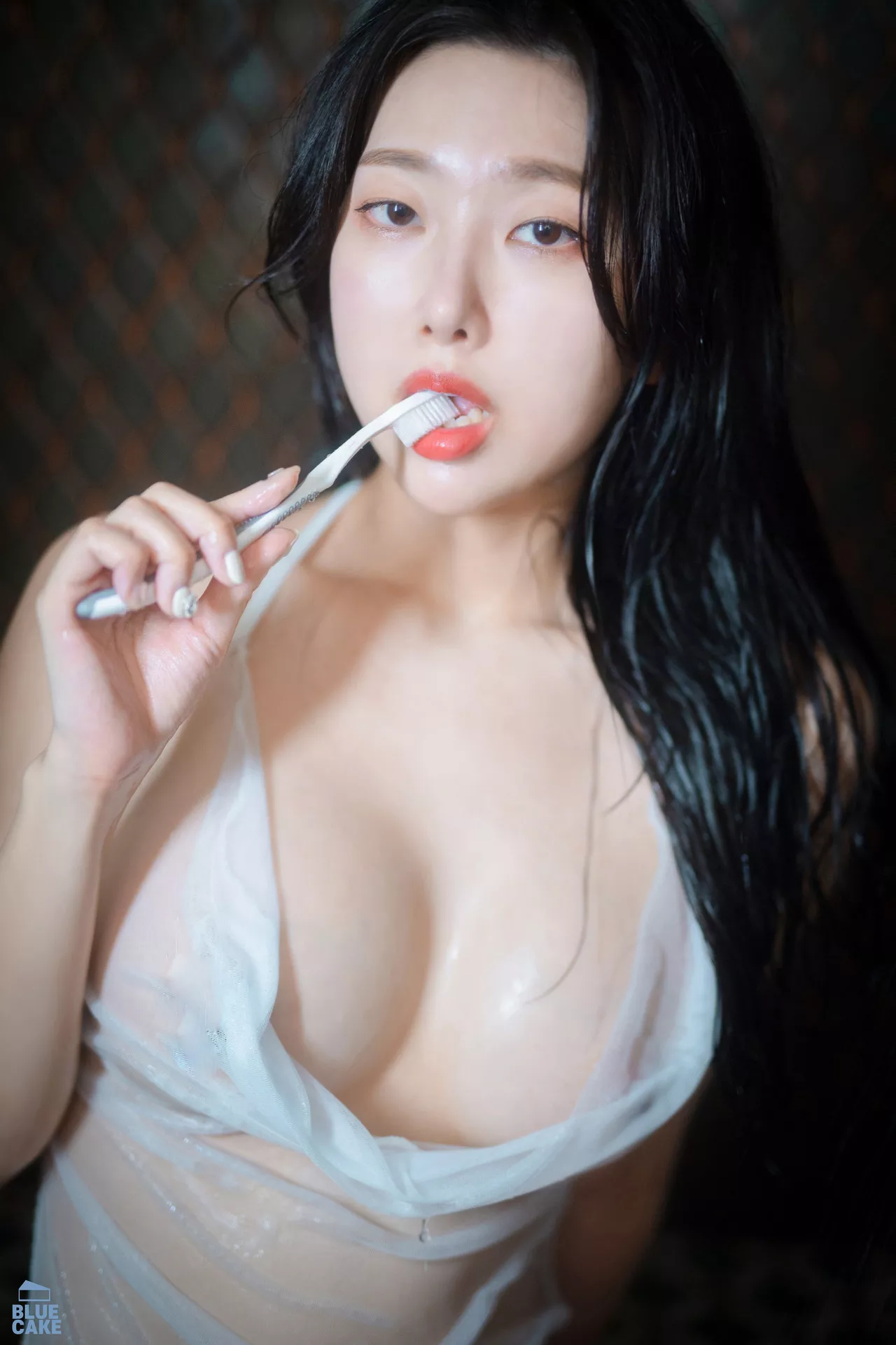Shaany【BLUECAKE 南韩 丽人 全集修正 写真 Wet 蓝色蛋糕】