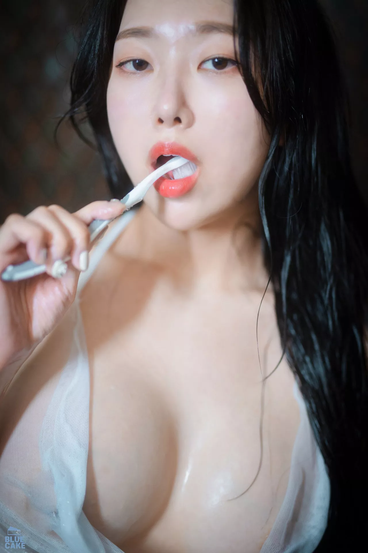 Shaany【BLUECAKE 南韩 丽人 全集修正 写真 Wet 蓝色蛋糕】