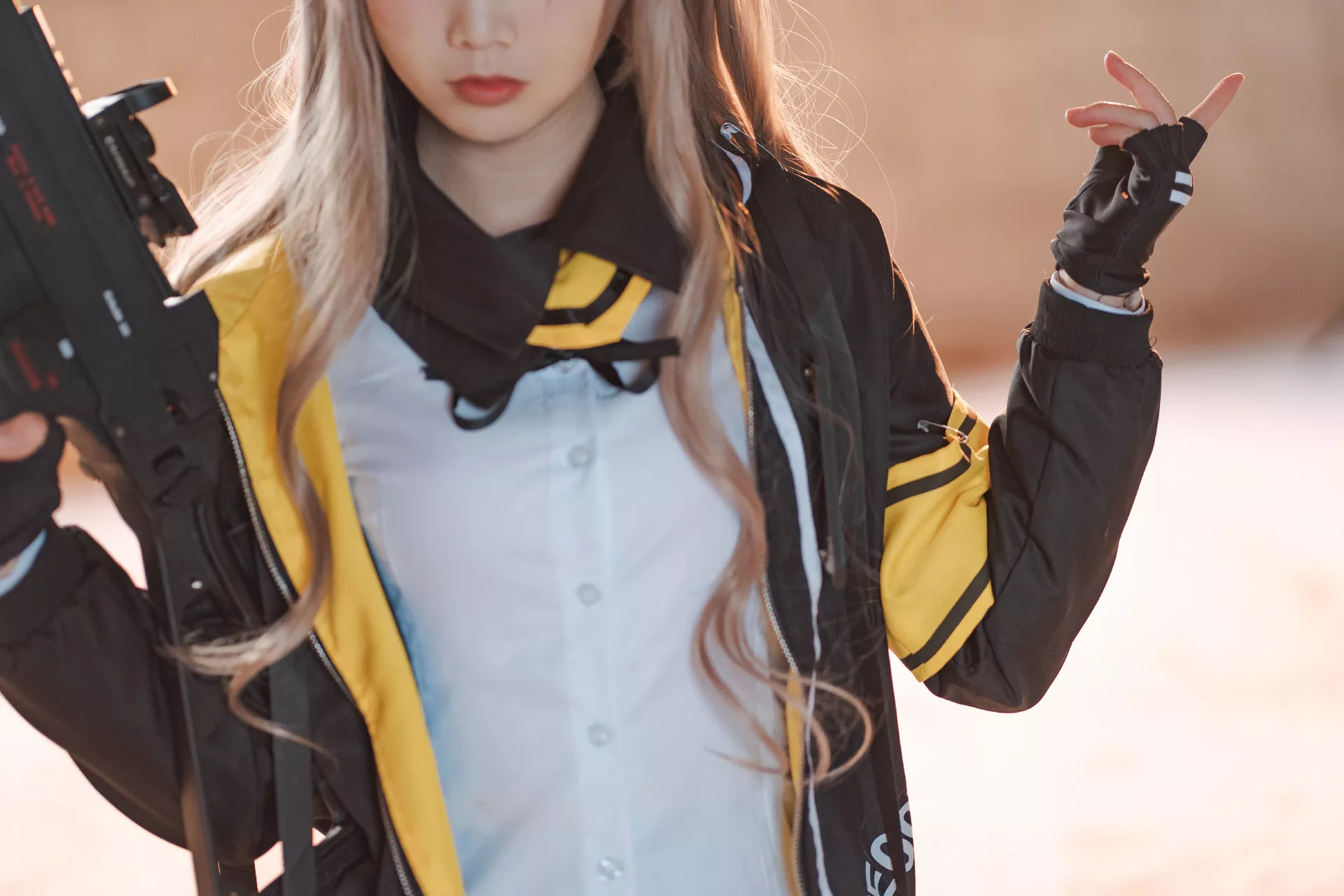 福报 【面饼仙儿】 Girls Cosplay MBXER 佳人 Frontline UMP45