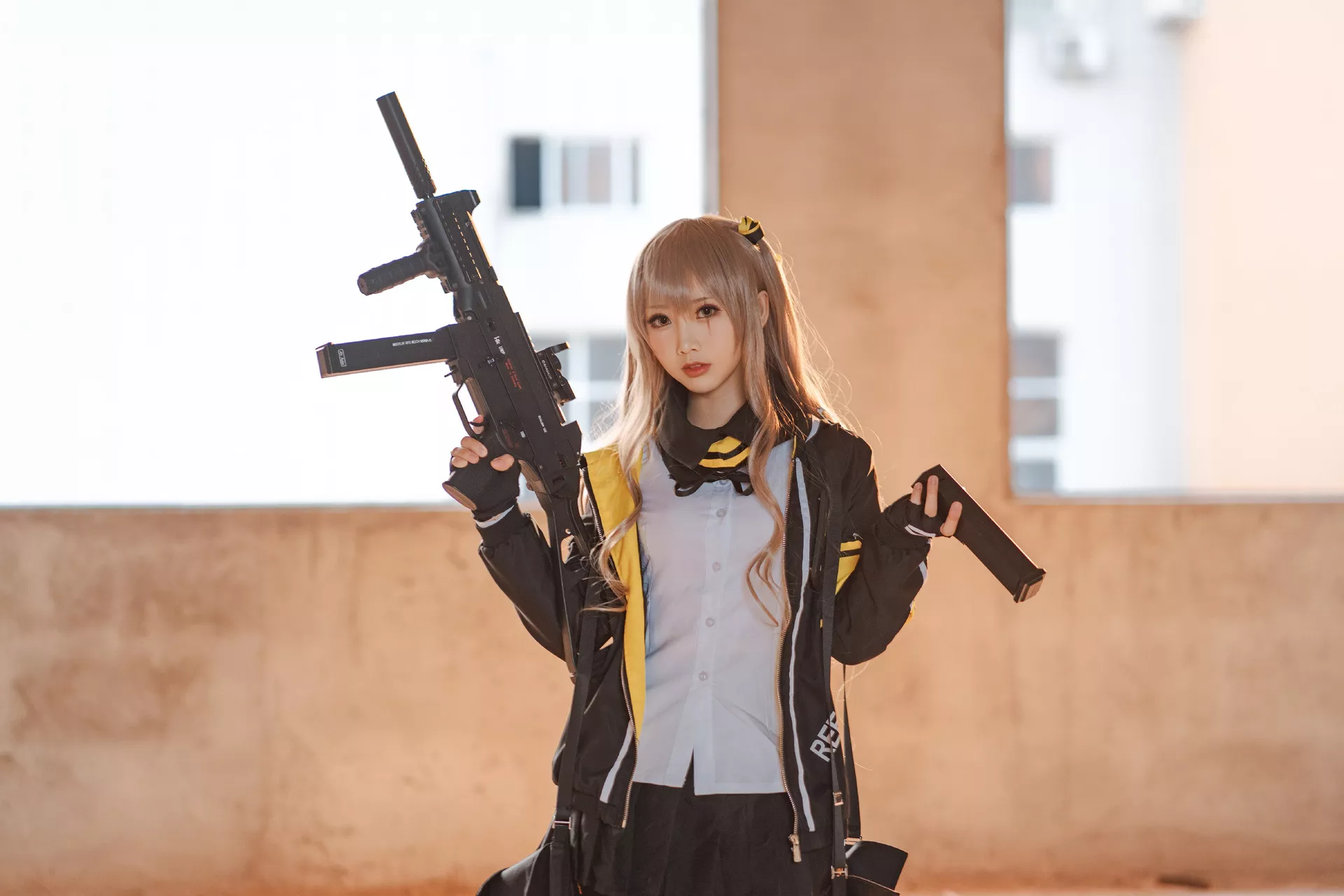福报 【面饼仙儿】 Girls Cosplay MBXER 佳人 Frontline UMP45