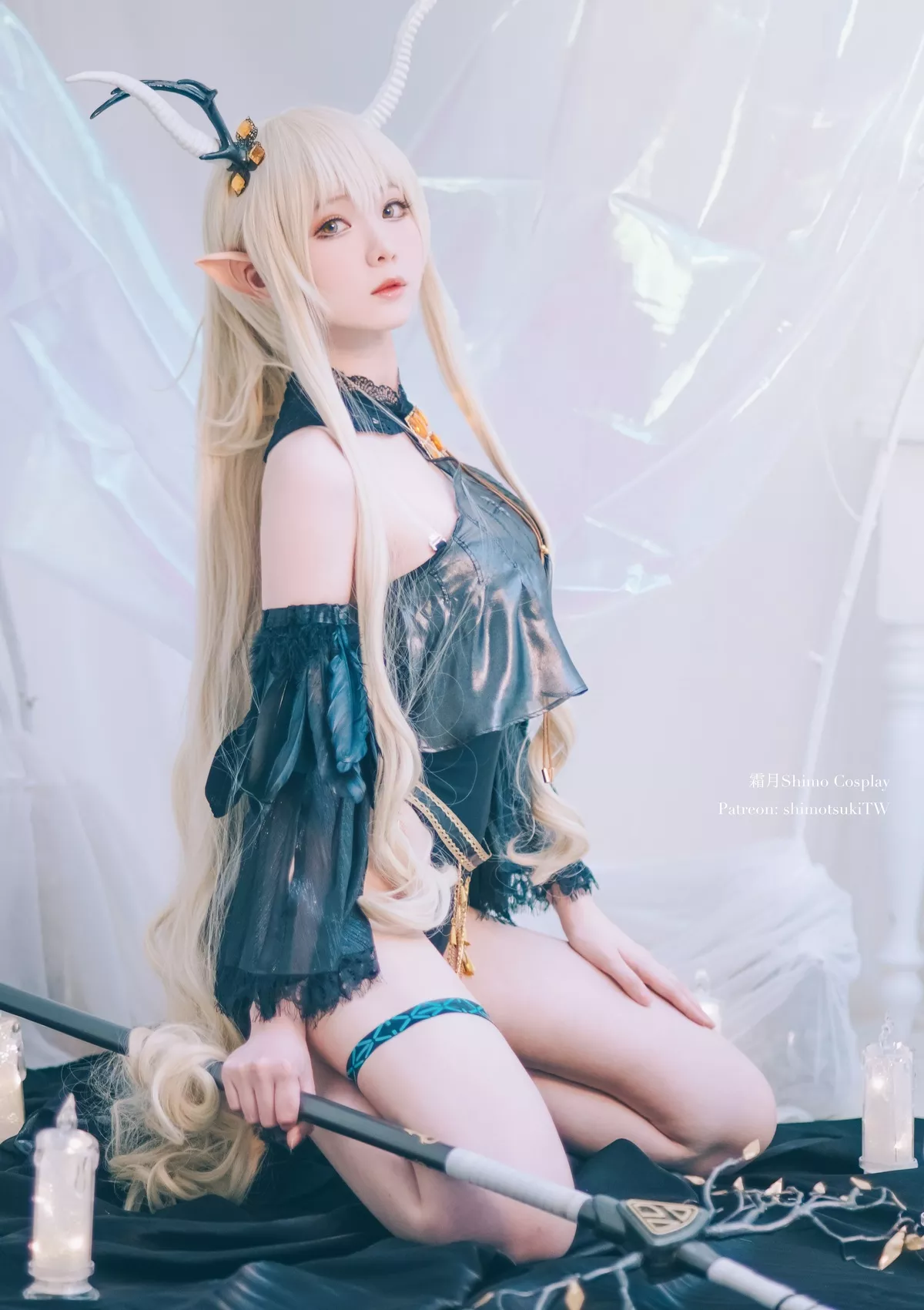 福利 美人 明日方舟 闪灵 shimo】 Cosplay 【霜月
