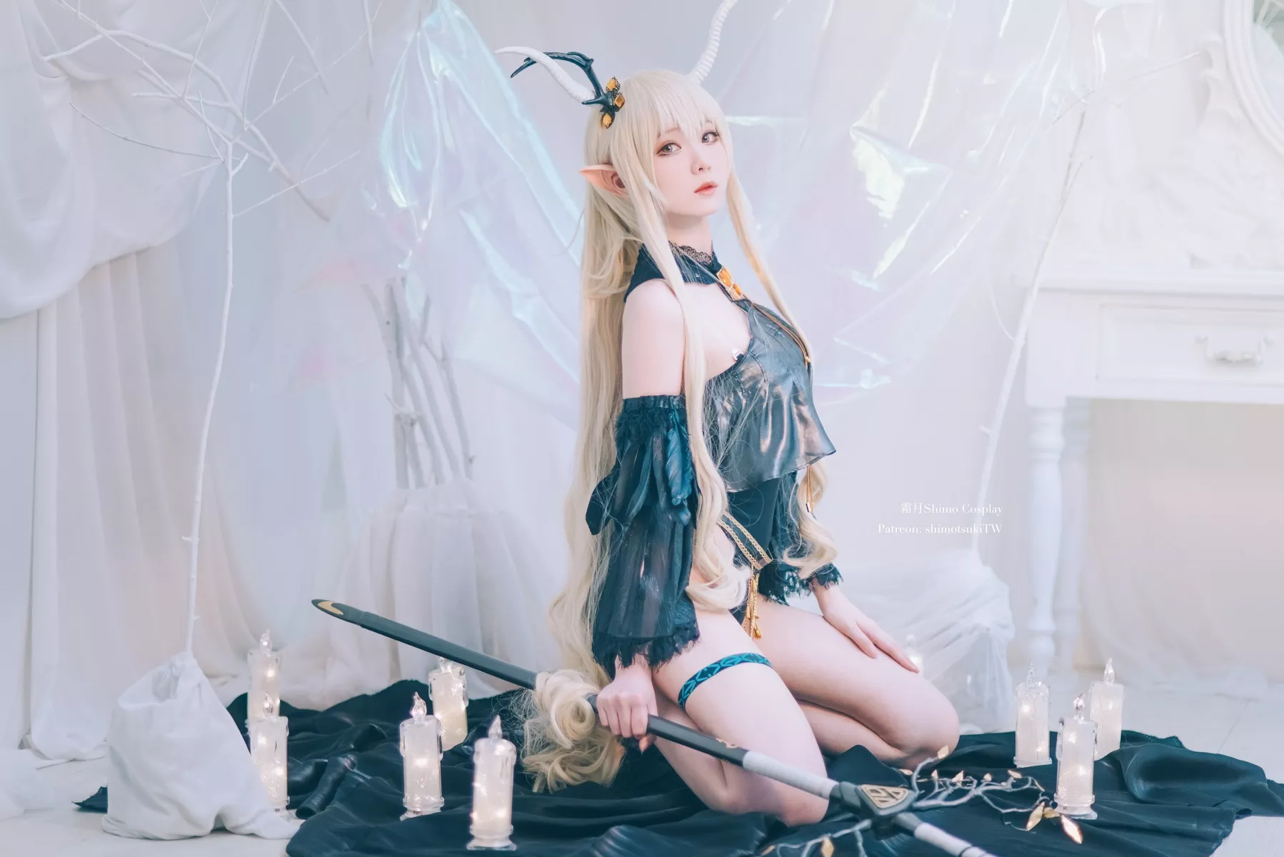 福利 美人 明日方舟 闪灵 shimo】 Cosplay 【霜月