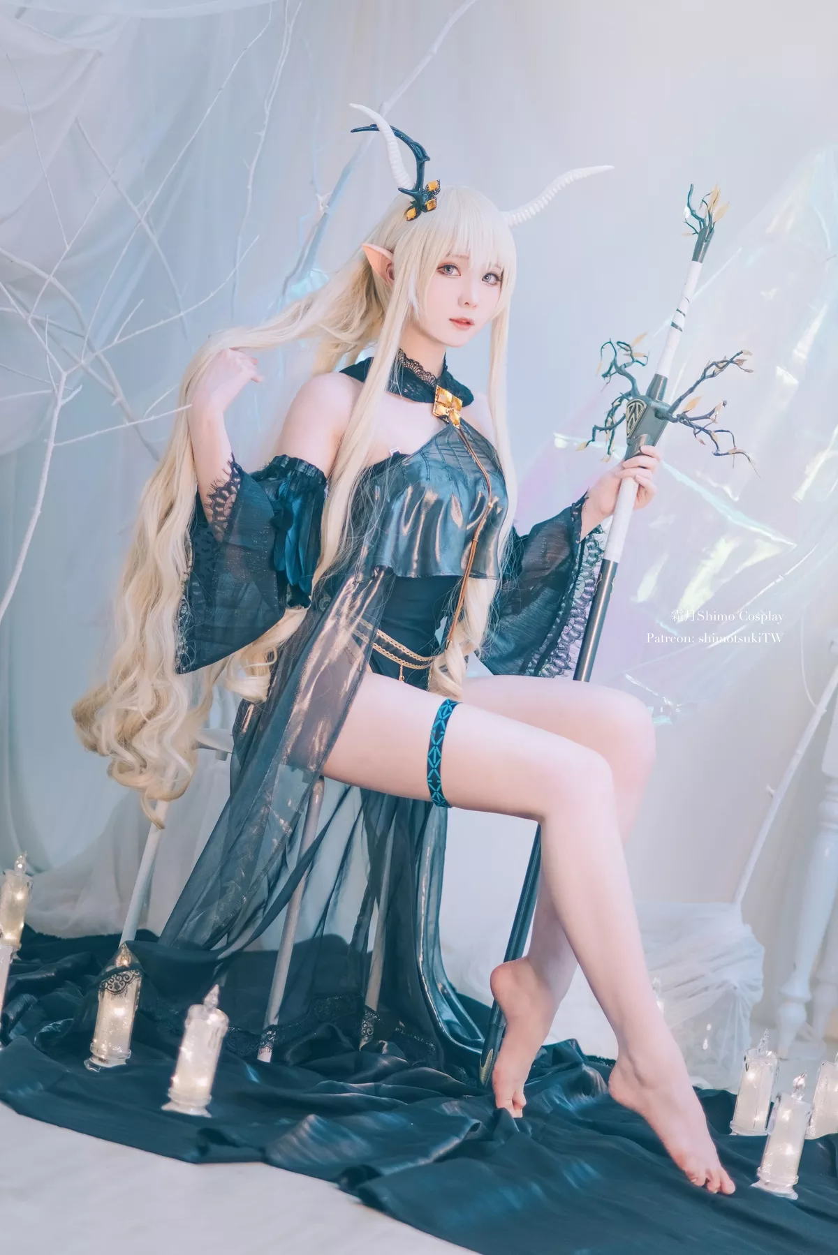 福利 美人 明日方舟 闪灵 shimo】 Cosplay 【霜月