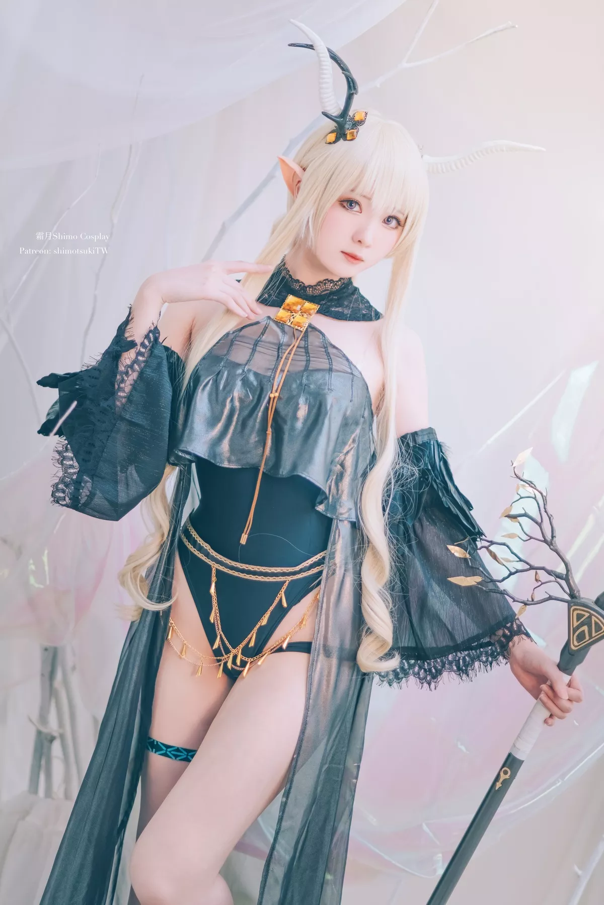 福利 美人 明日方舟 闪灵 shimo】 Cosplay 【霜月