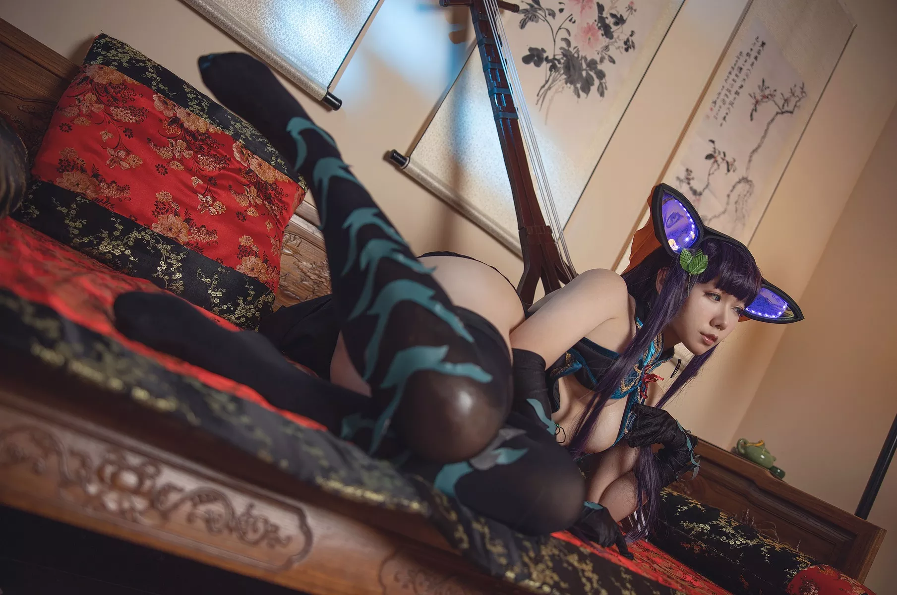 麻花酱 【麻花 女神 福报 w】 Cosplay 杨贵妃