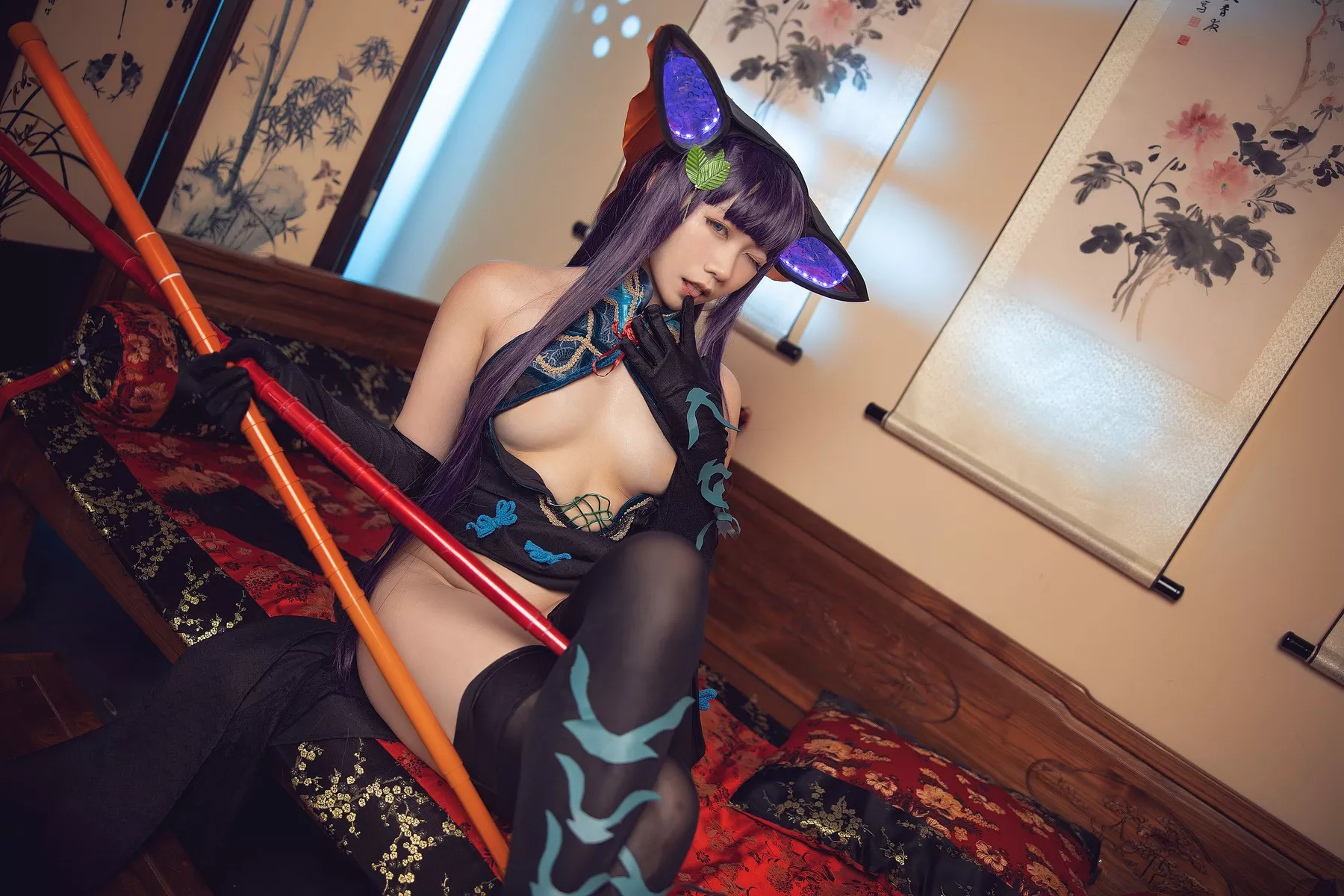 麻花酱 【麻花 女神 福报 w】 Cosplay 杨贵妃
