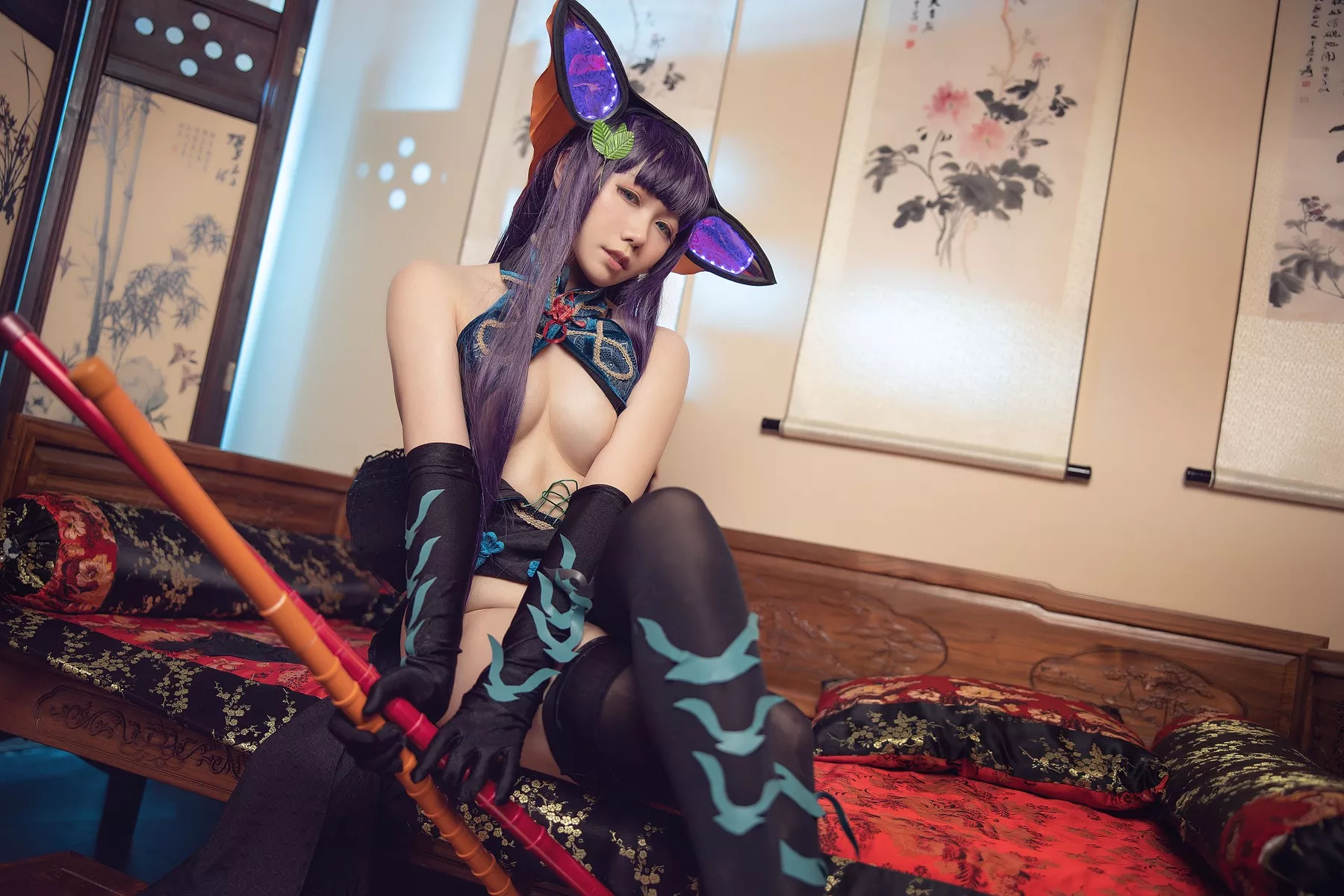 麻花酱 【麻花 女神 福报 w】 Cosplay 杨贵妃