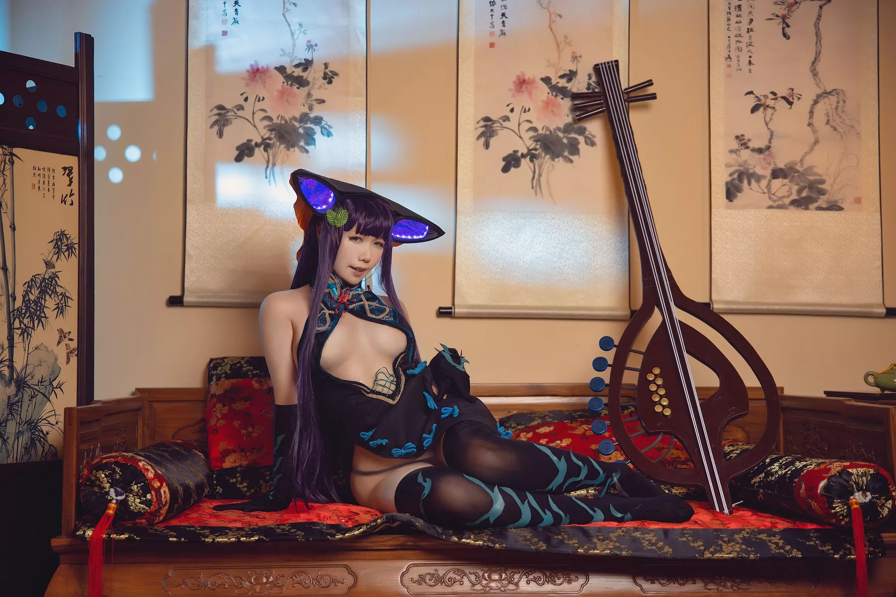 麻花酱 【麻花 女神 福报 w】 Cosplay 杨贵妃