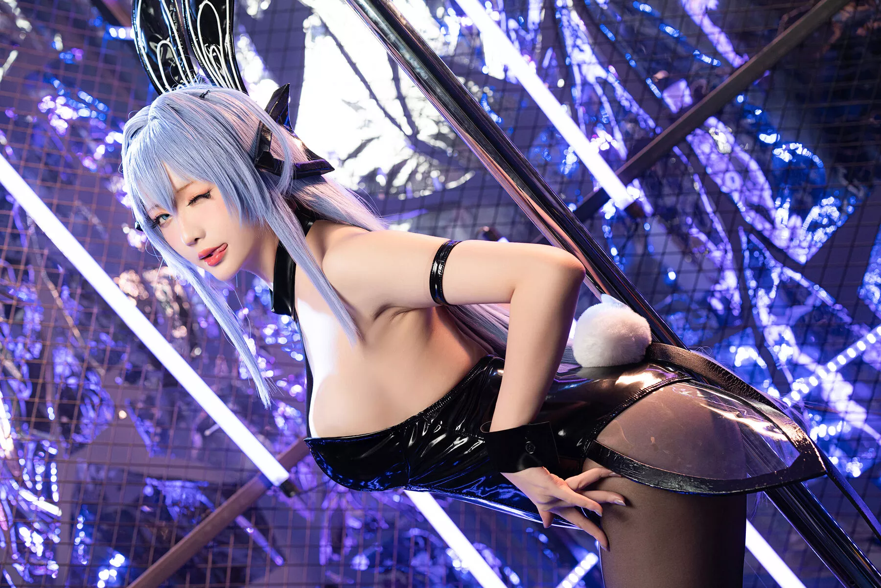 星之迟迟】 Cosplay 佳人 【Hoshilily 纯白と漆黑 福利 花园