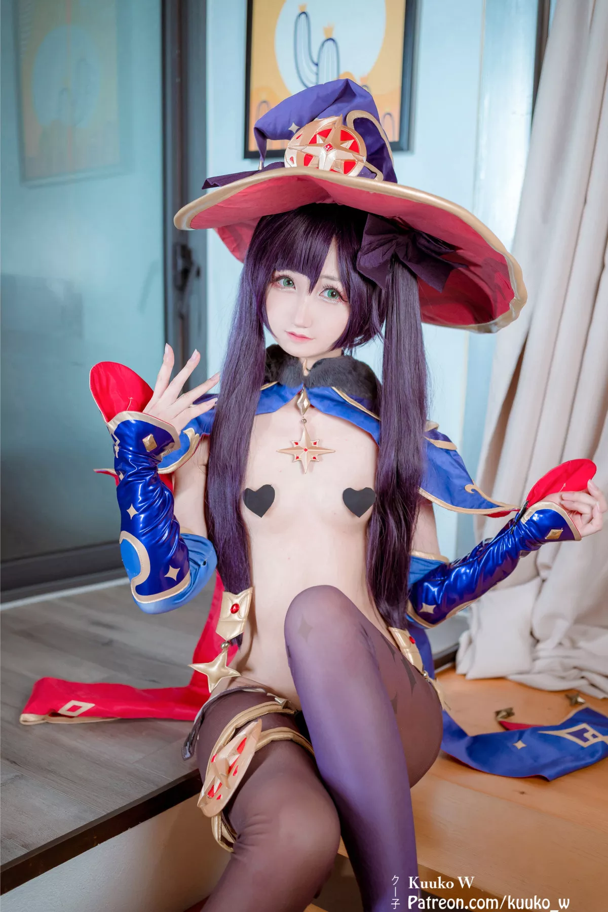 子】 Mona Genshin 【KuukoW 佳人 Cosplay Impact 福利 Megistus
