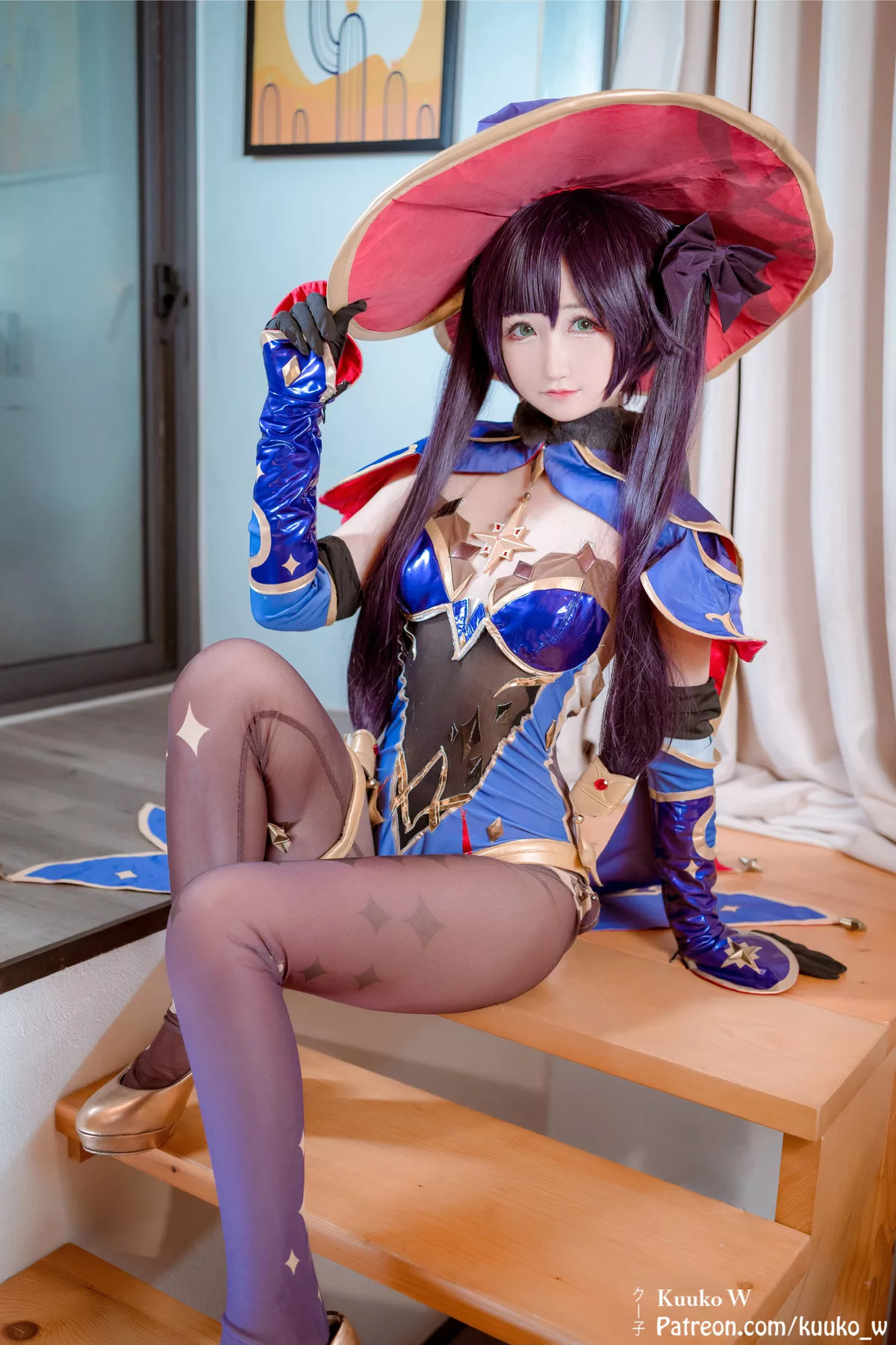 子】 Mona Genshin 【KuukoW 佳人 Cosplay Impact 福利 Megistus