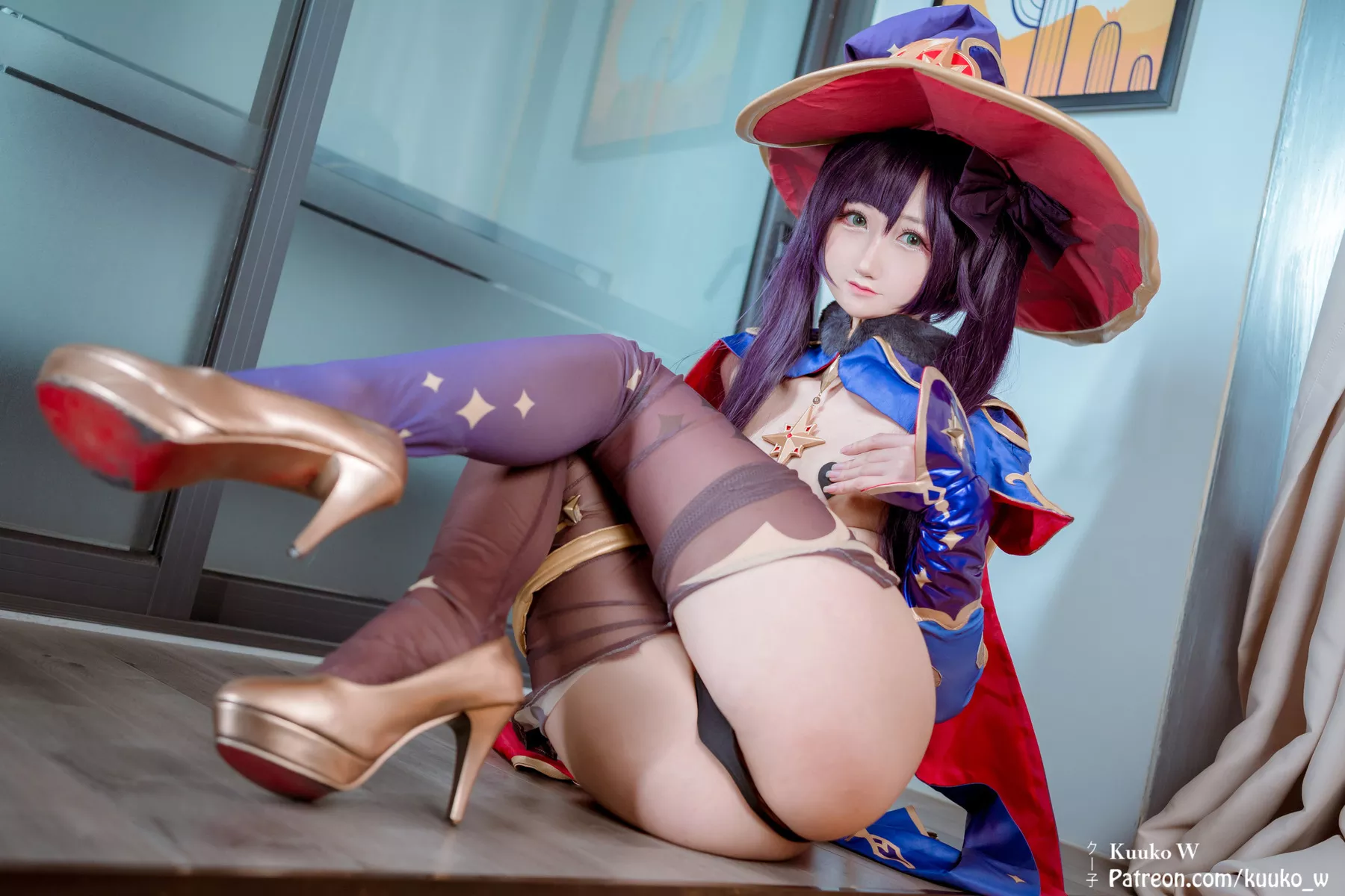 子】 Mona Genshin 【KuukoW 佳人 Cosplay Impact 福利 Megistus