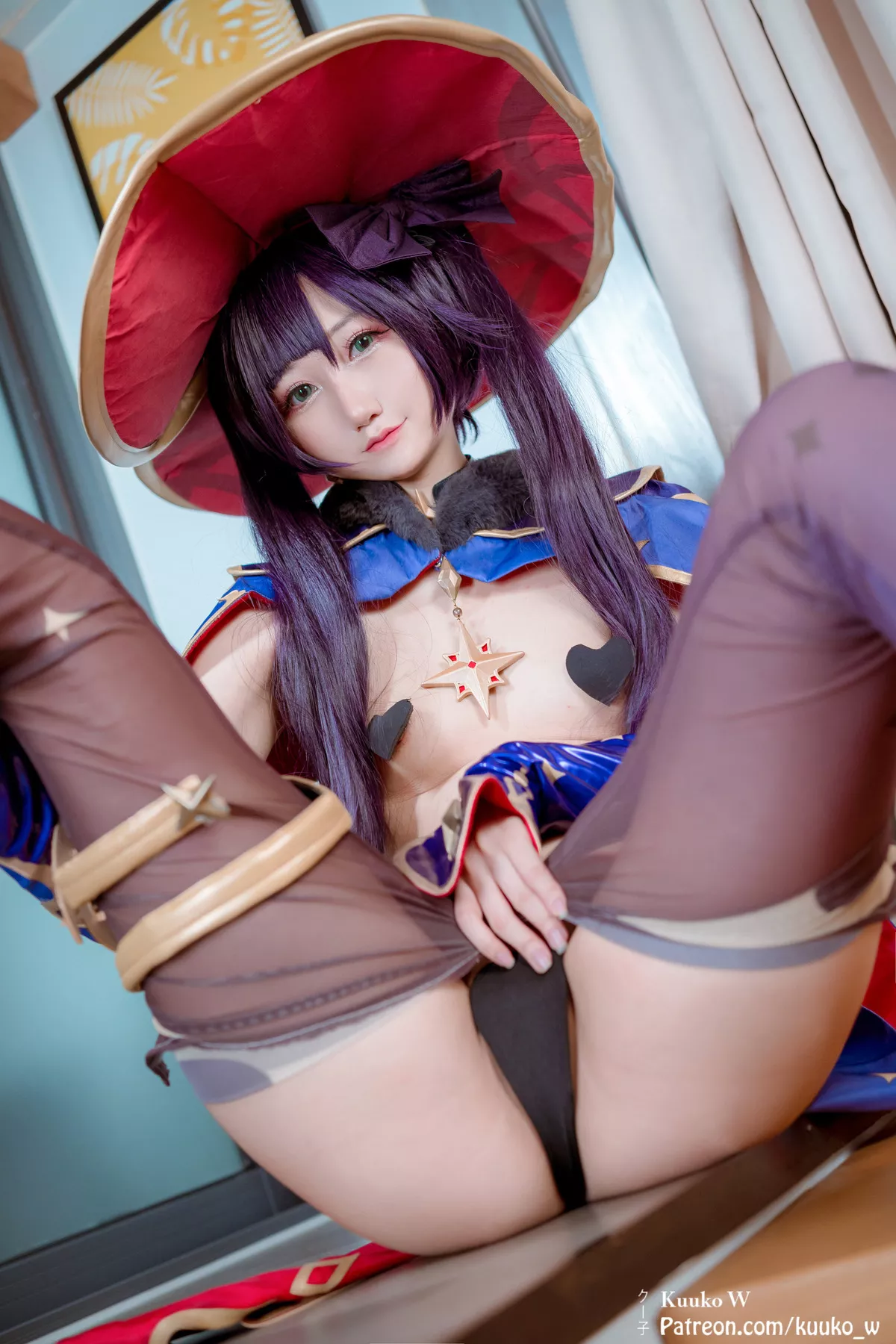 子】 Mona Genshin 【KuukoW 佳人 Cosplay Impact 福利 Megistus