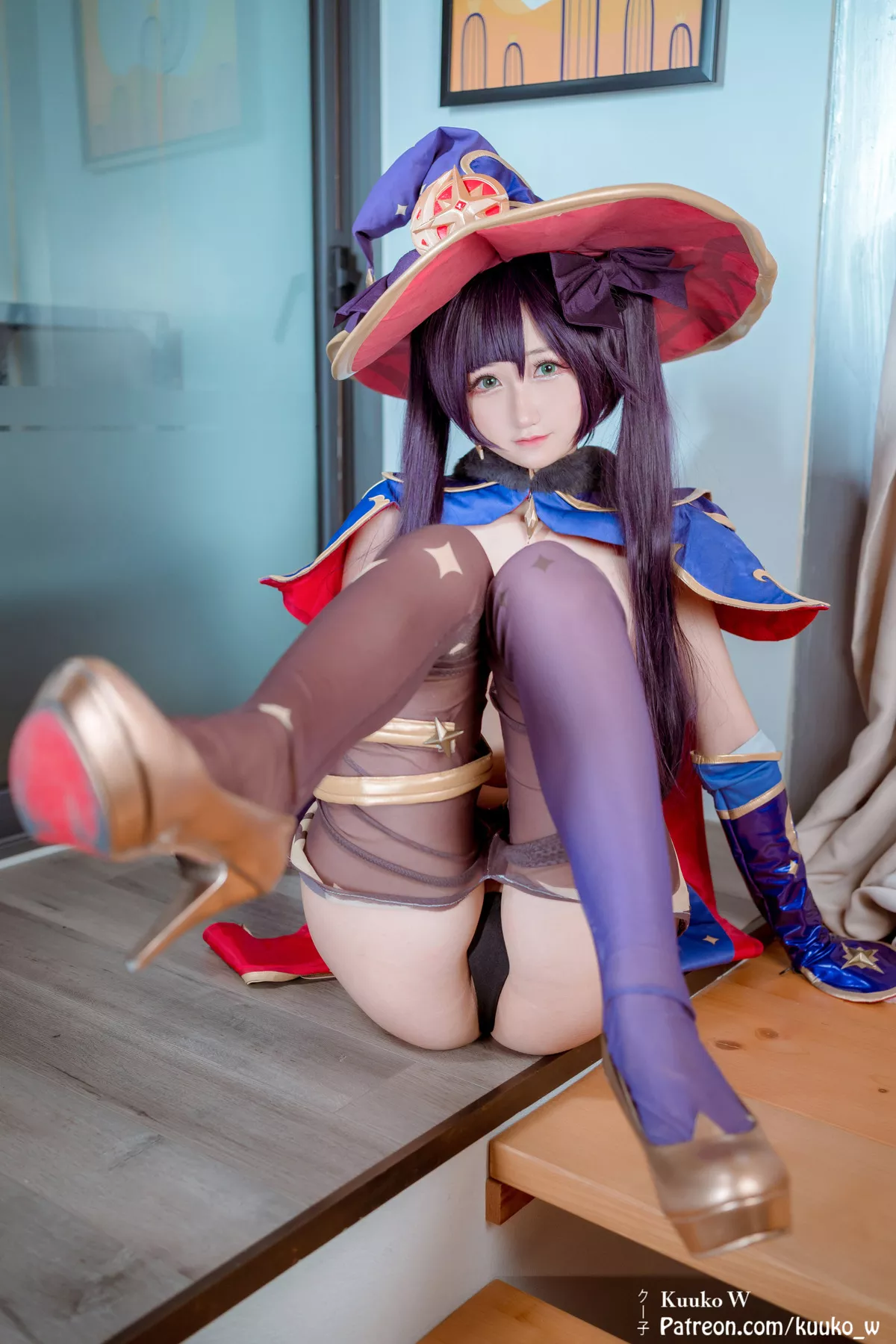 子】 Mona Genshin 【KuukoW 佳人 Cosplay Impact 福利 Megistus