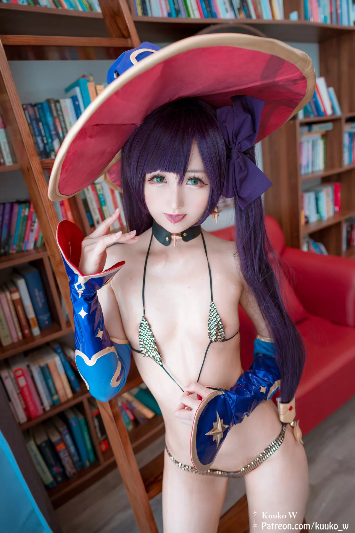 子】 Mona Genshin 【KuukoW 佳人 Cosplay Impact 福利 Megistus