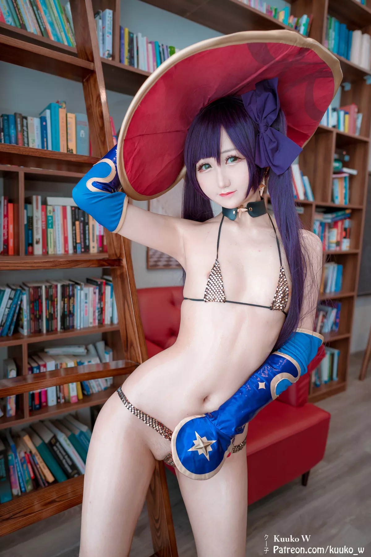 子】 Mona Genshin 【KuukoW 佳人 Cosplay Impact 福利 Megistus