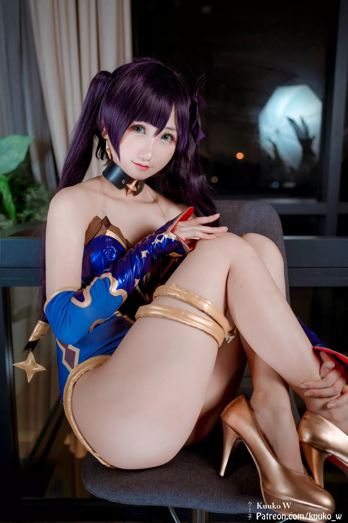 子】 Mona Genshin 【KuukoW 佳人 Cosplay Impact 福利 Megistus