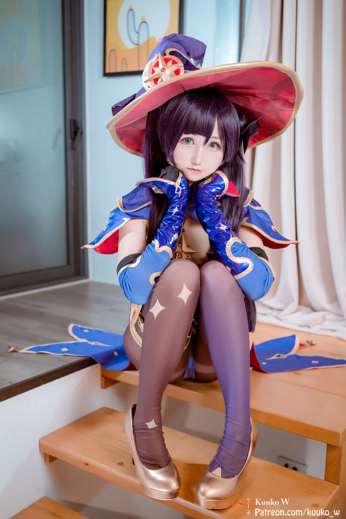 子】 Mona Genshin 【KuukoW 佳人 Cosplay Impact 福利 Megistus