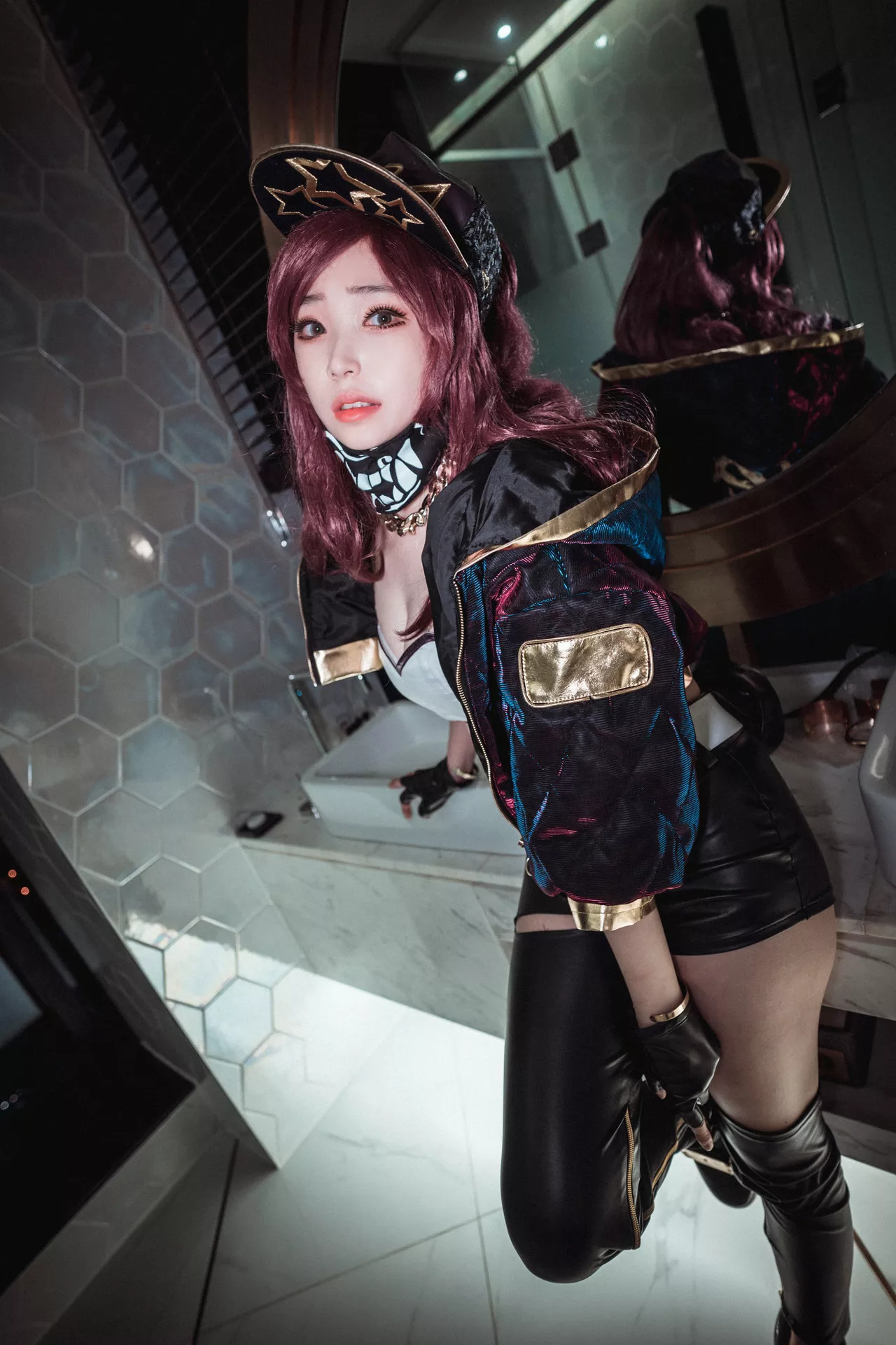艺术图 Bambi【DJAWA (K 艳模 艳模 棒子 优秀艺术图图集】 (43P) Akali 大佳玩 棒子 DA)