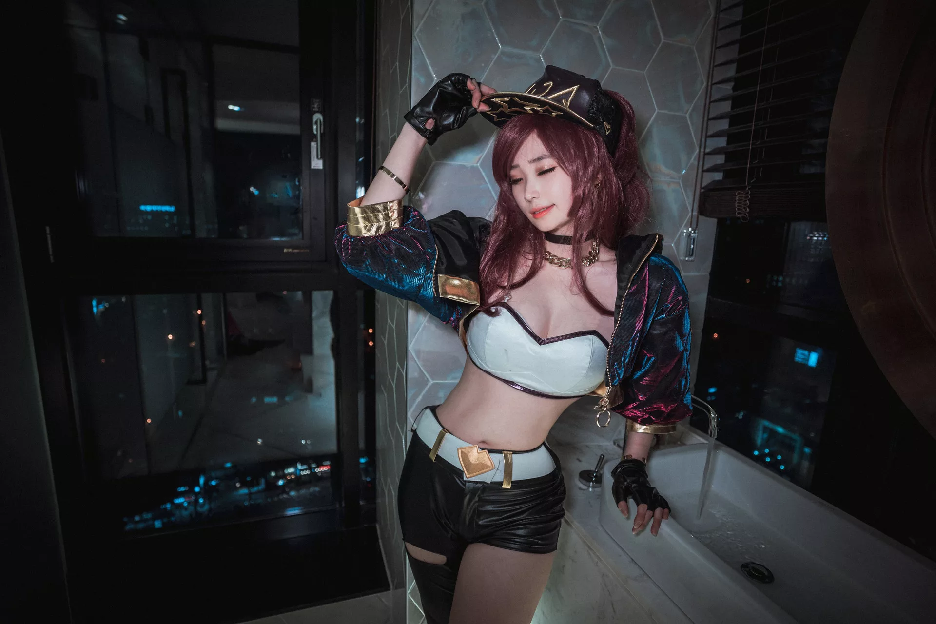 艺术图 Bambi【DJAWA (K 艳模 艳模 棒子 优秀艺术图图集】 (43P) Akali 大佳玩 棒子 DA)