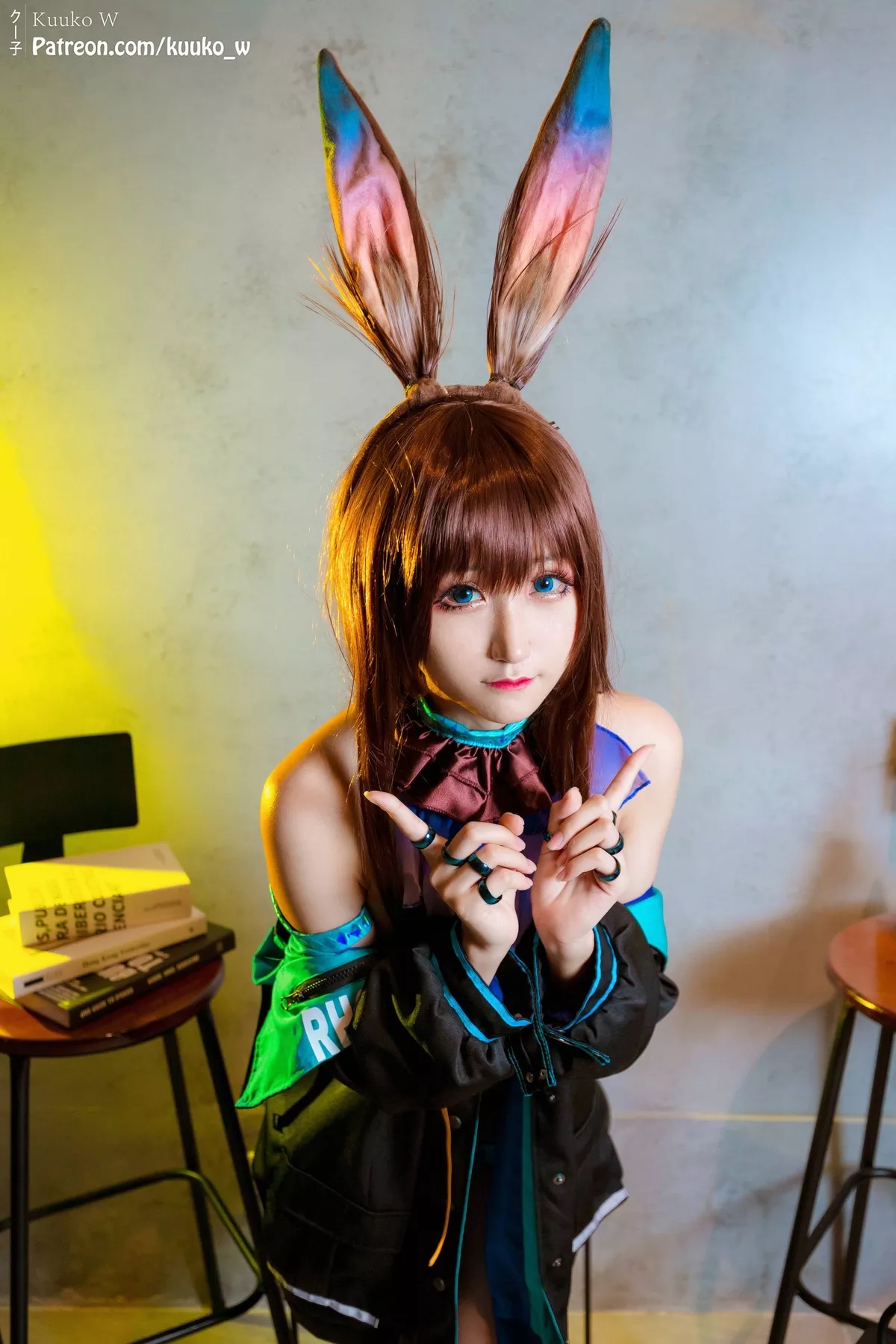 女神 子】 福利 Arknights 【KuukoW Cosplay Amiya