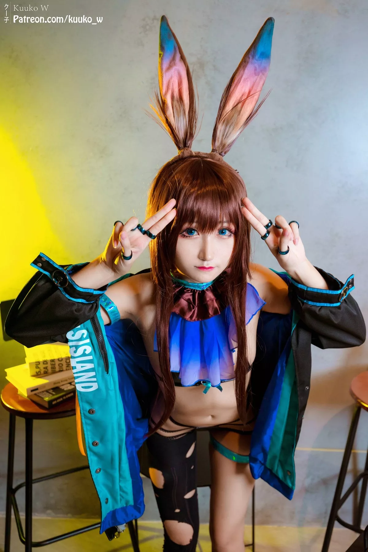 女神 子】 福利 Arknights 【KuukoW Cosplay Amiya