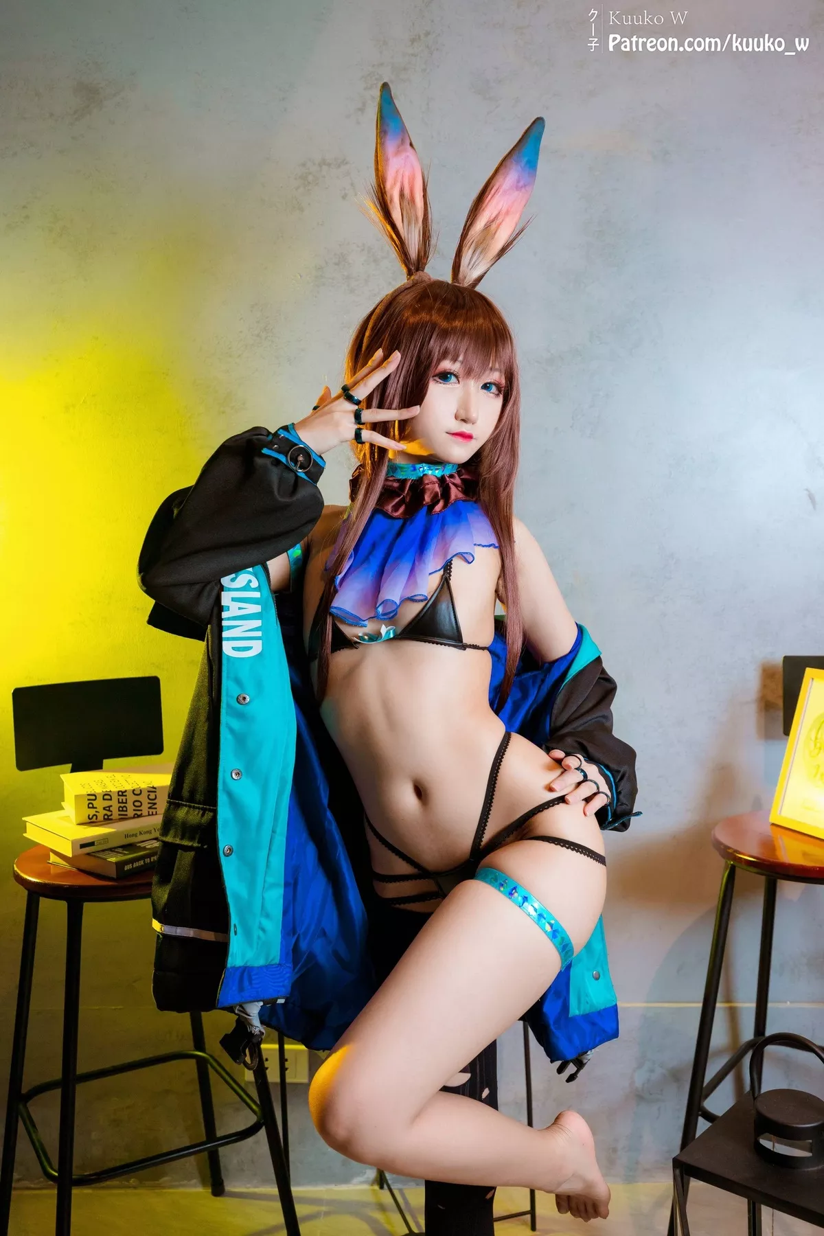 女神 子】 福利 Arknights 【KuukoW Cosplay Amiya