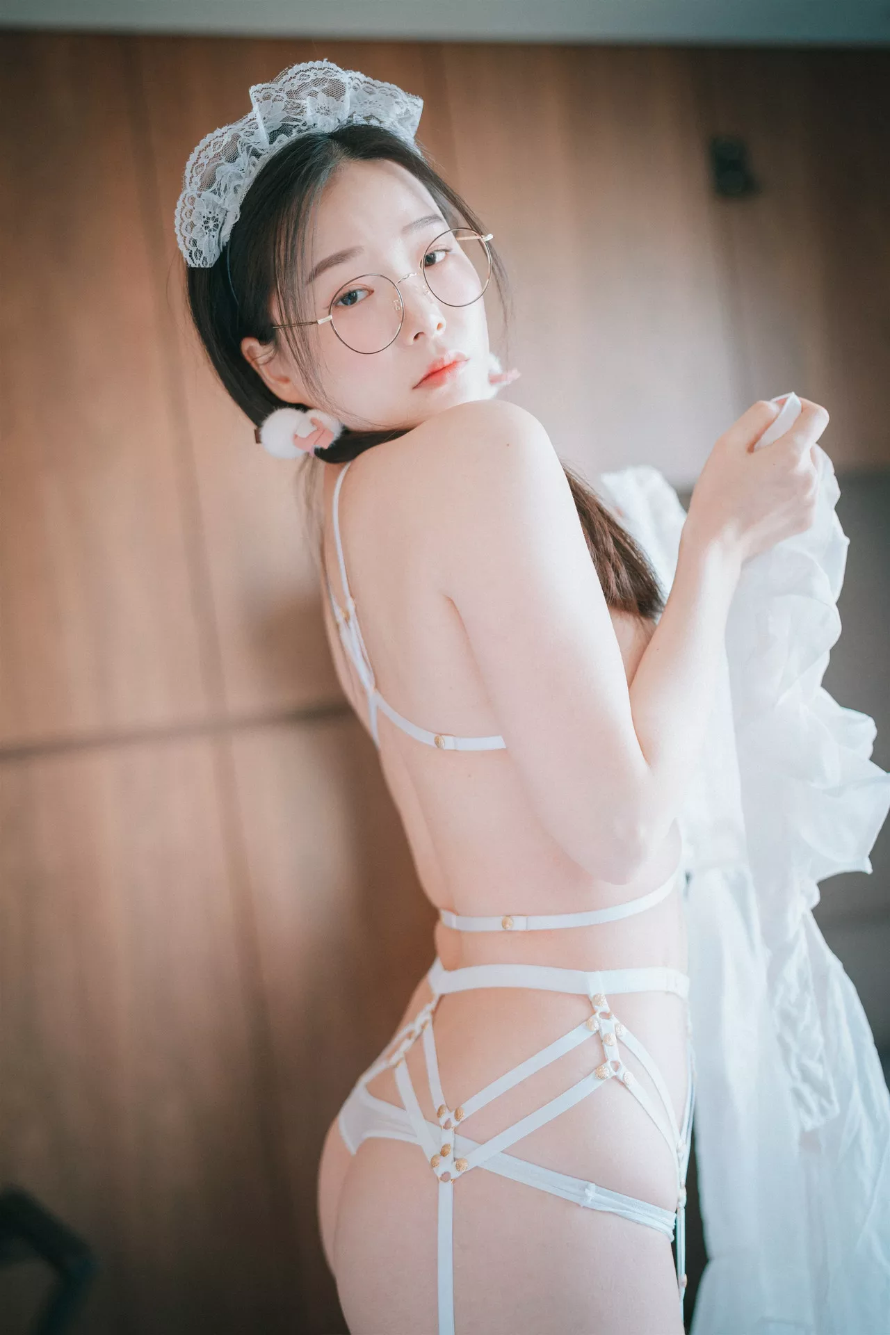 Chiffon 棒子 大佳玩】 艺术图 辣模 【DJAWA PIA Sheer Apron 全集修正