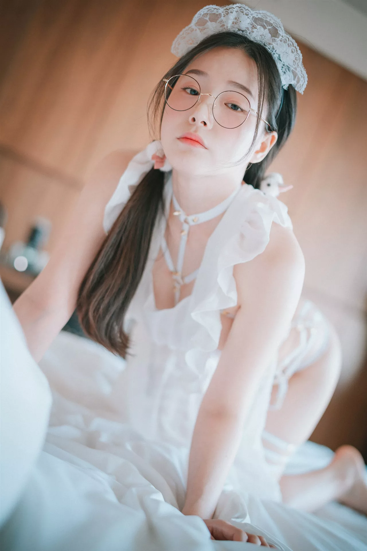 Chiffon 棒子 大佳玩】 艺术图 辣模 【DJAWA PIA Sheer Apron 全集修正
