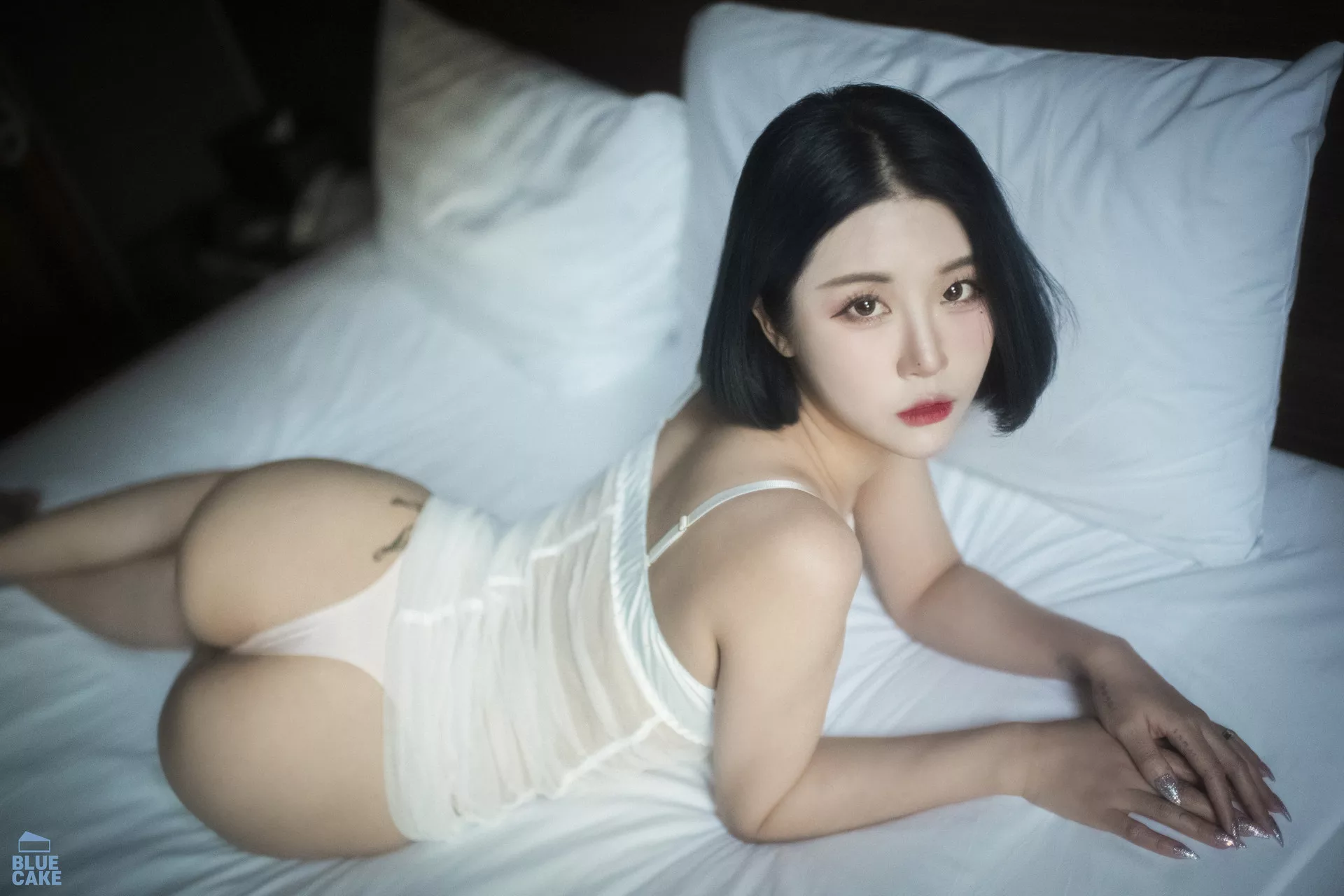 【BLUECAKE 韩国 Jeong Bomi 蓝色蛋糕】 SECRET 超清写真 佳人 全集修正 写真