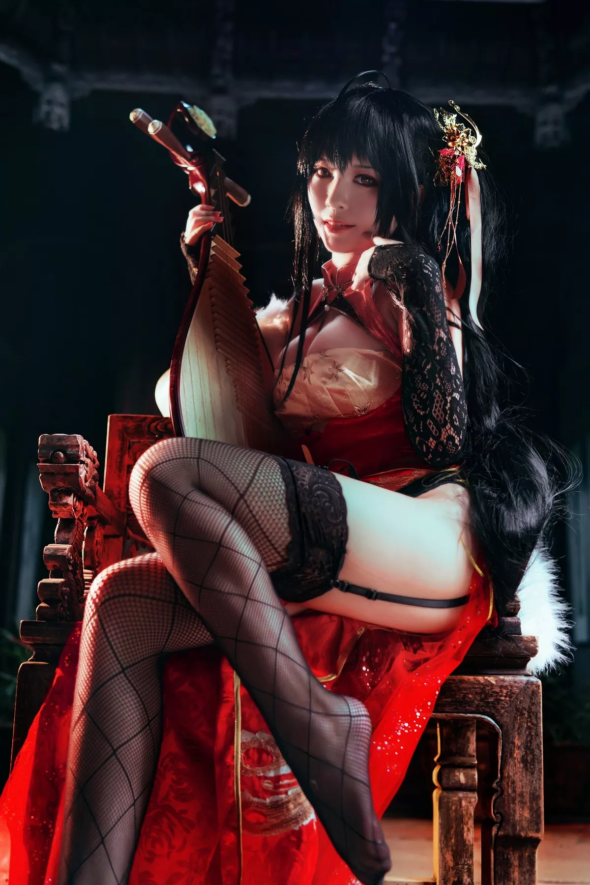 福报 Cosplay 旗袍 大凤 美人 【半半子】
