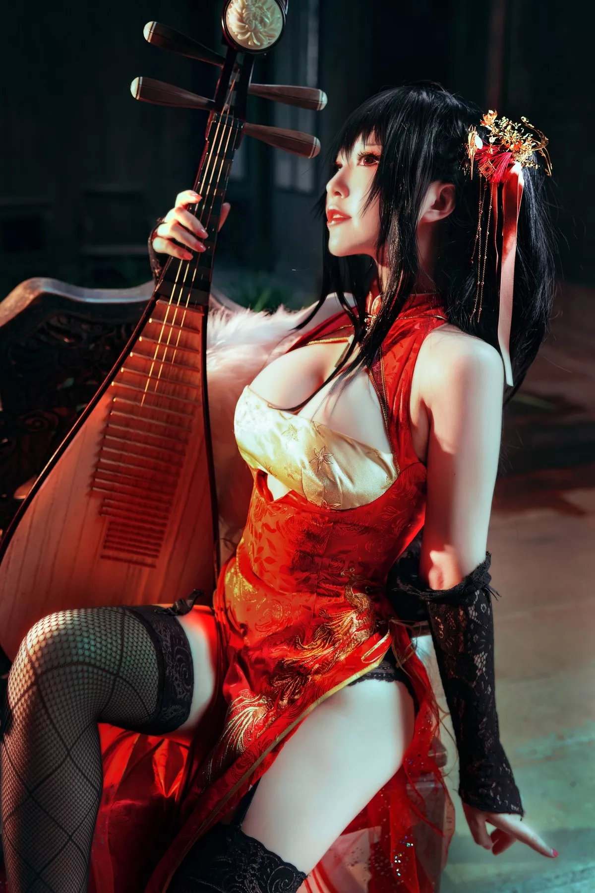 福报 Cosplay 旗袍 大凤 美人 【半半子】