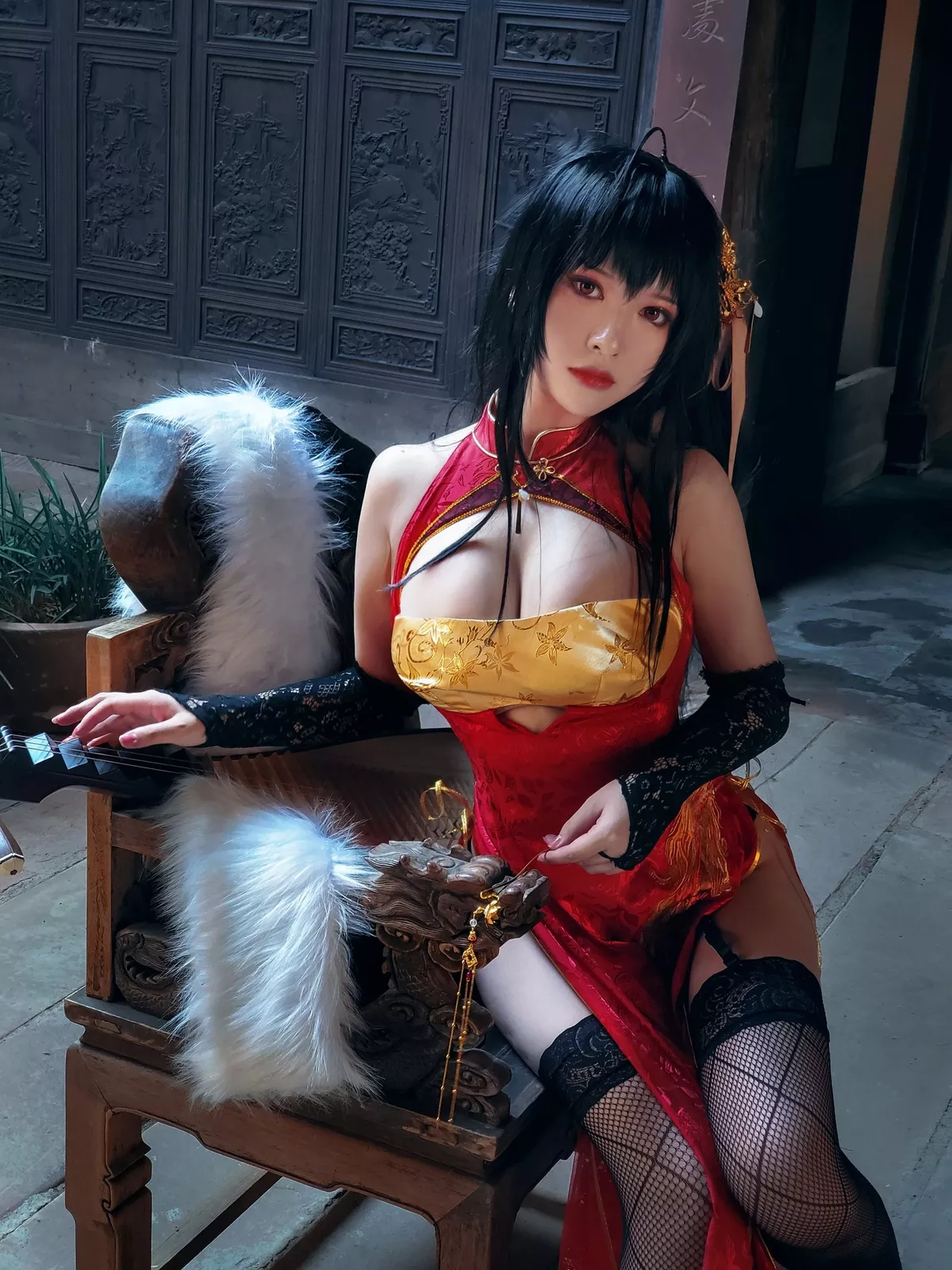 福报 Cosplay 旗袍 大凤 美人 【半半子】