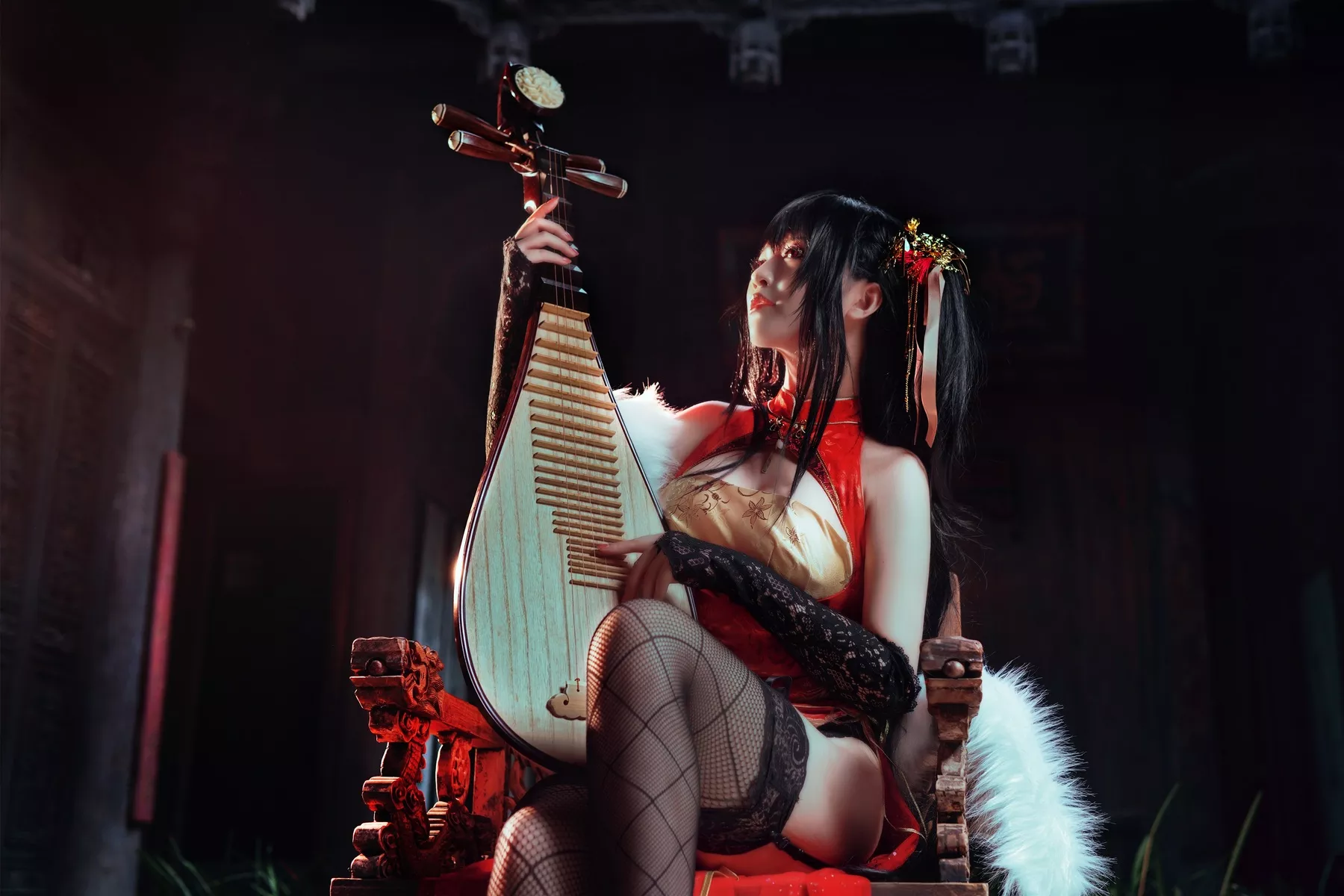 福报 Cosplay 旗袍 大凤 美人 【半半子】
