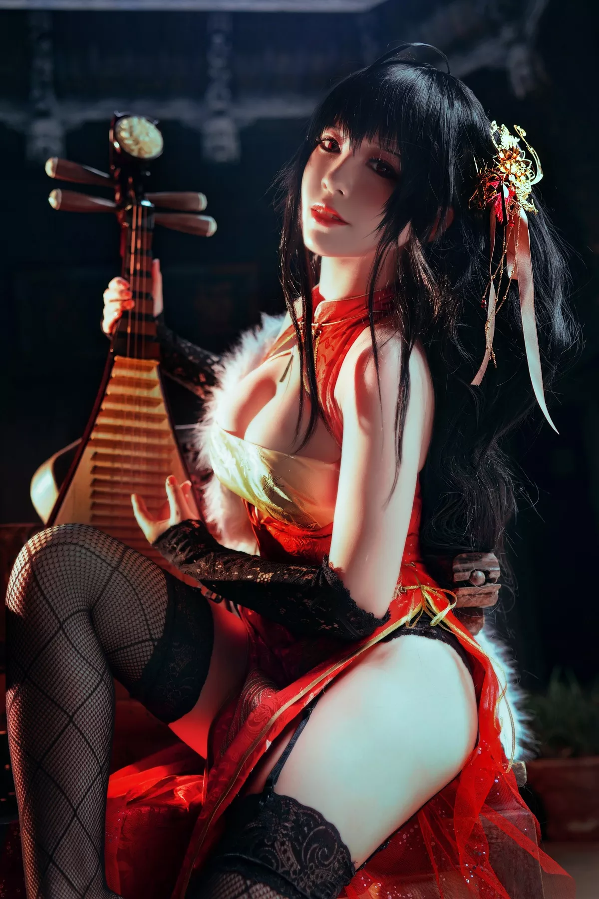 福报 Cosplay 旗袍 大凤 美人 【半半子】