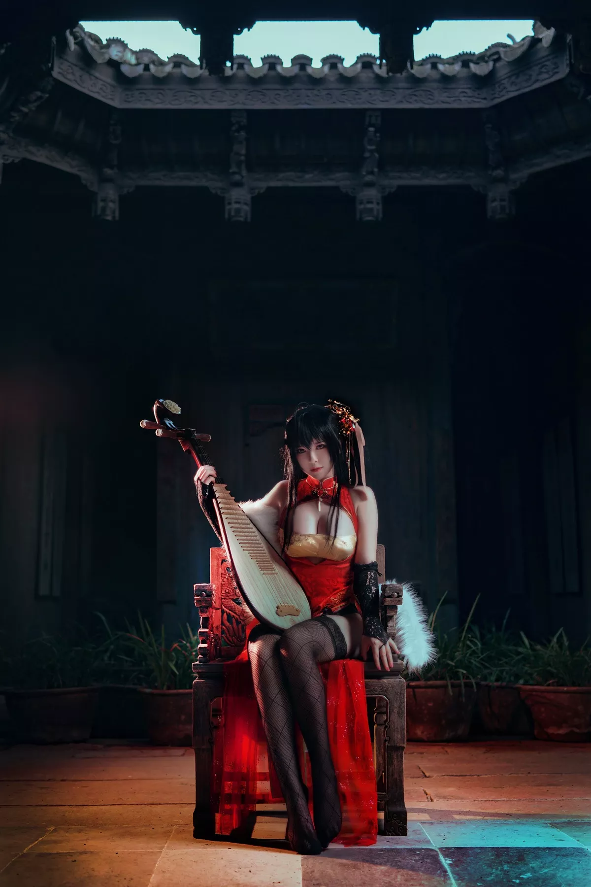 福报 Cosplay 旗袍 大凤 美人 【半半子】
