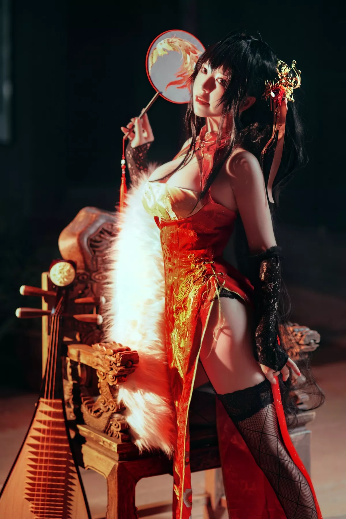 福报 Cosplay 旗袍 大凤 美人 【半半子】
