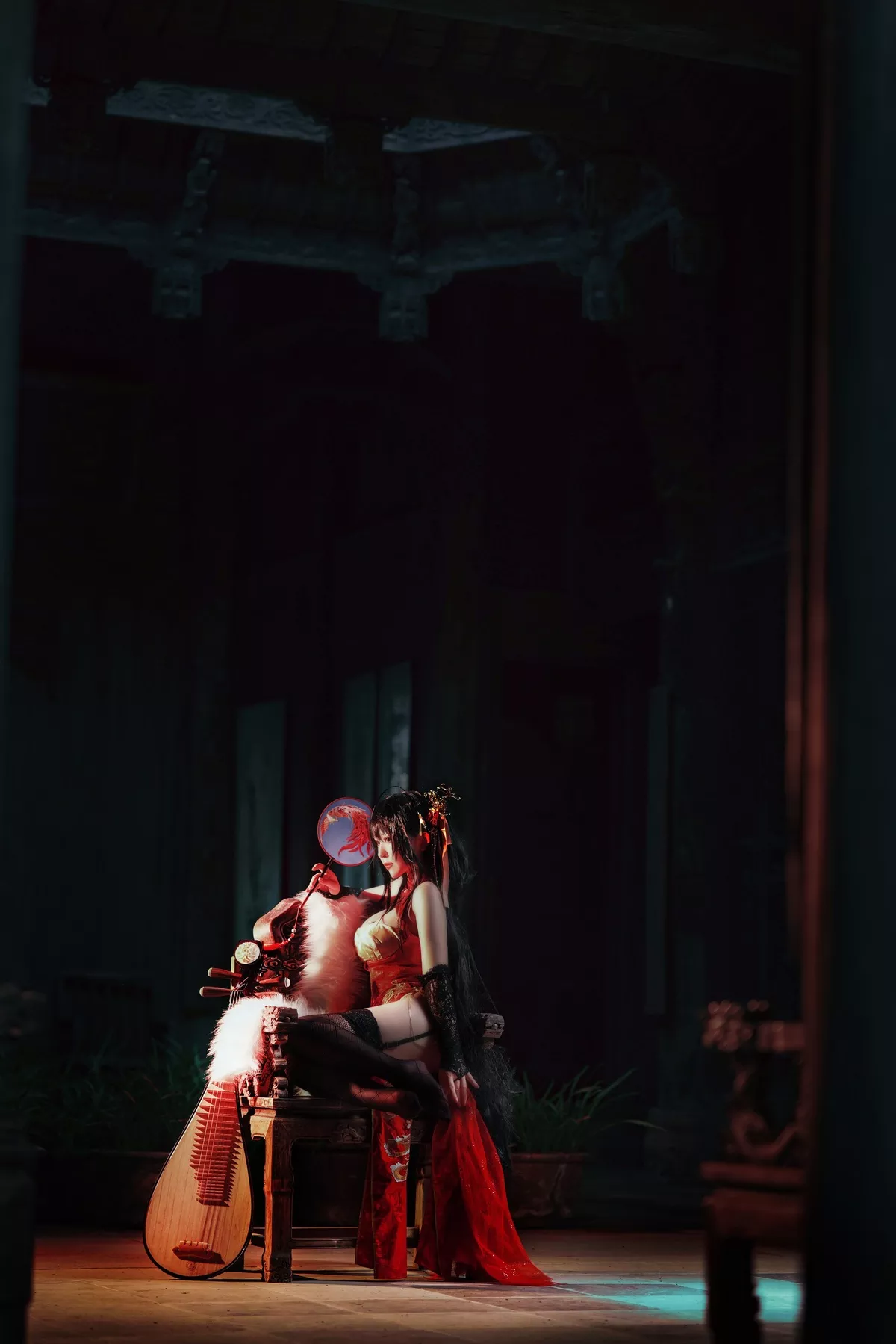 福报 Cosplay 旗袍 大凤 美人 【半半子】