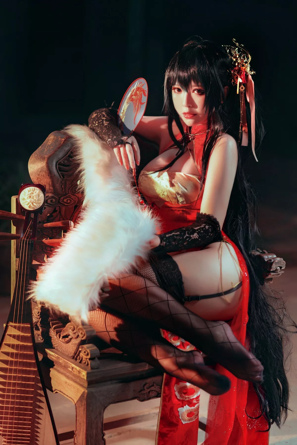 福报 Cosplay 旗袍 大凤 美人 【半半子】
