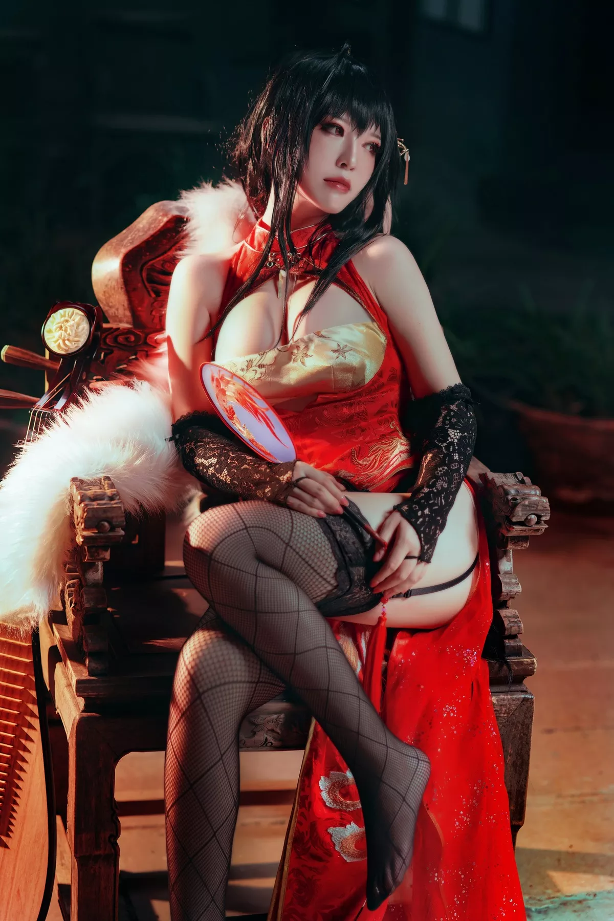 福报 Cosplay 旗袍 大凤 美人 【半半子】