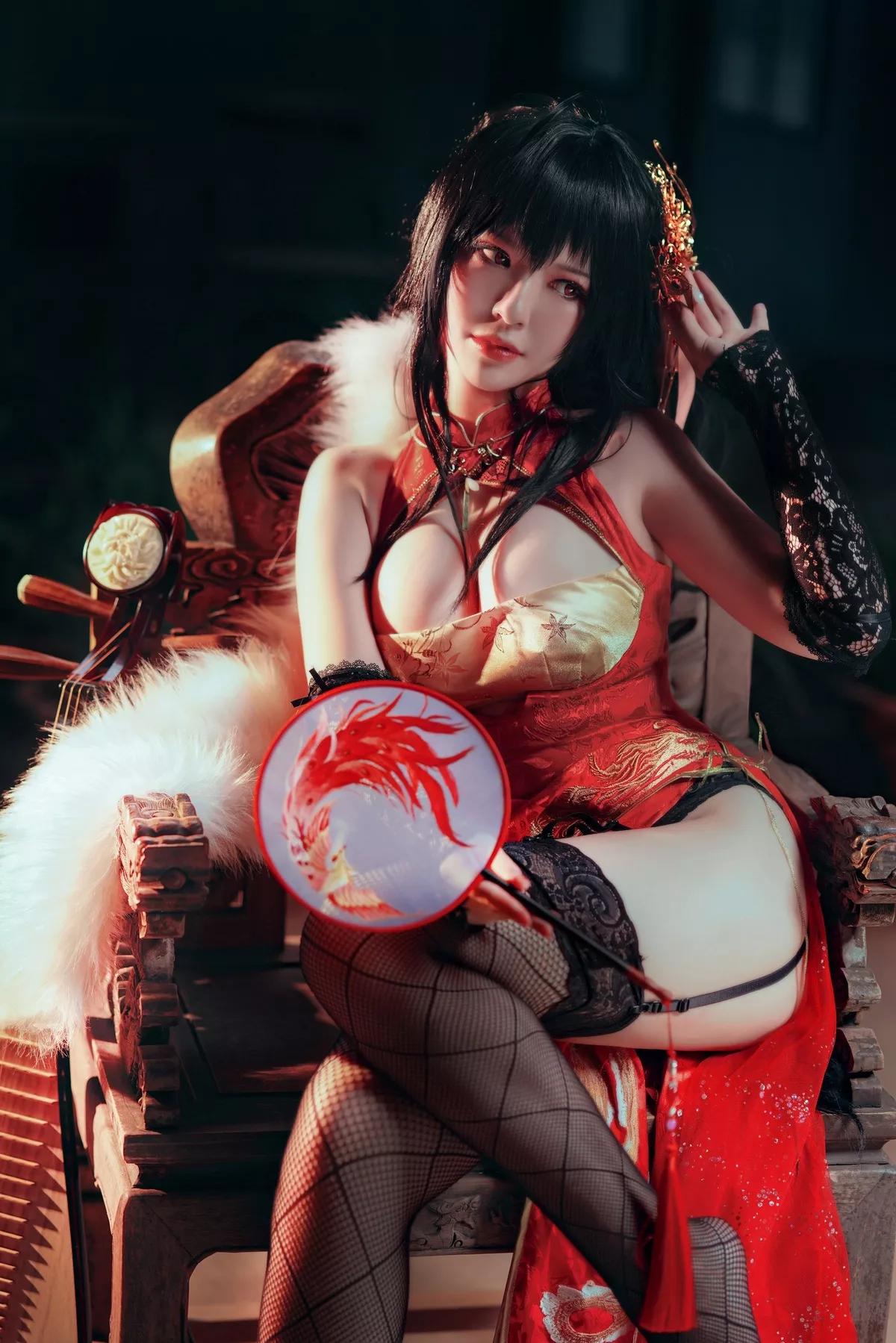 福报 Cosplay 旗袍 大凤 美人 【半半子】
