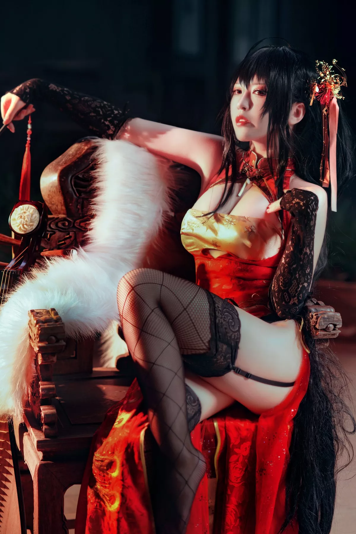 福报 Cosplay 旗袍 大凤 美人 【半半子】