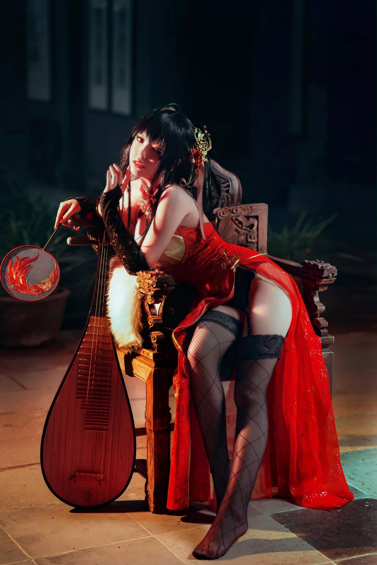 福报 Cosplay 旗袍 大凤 美人 【半半子】